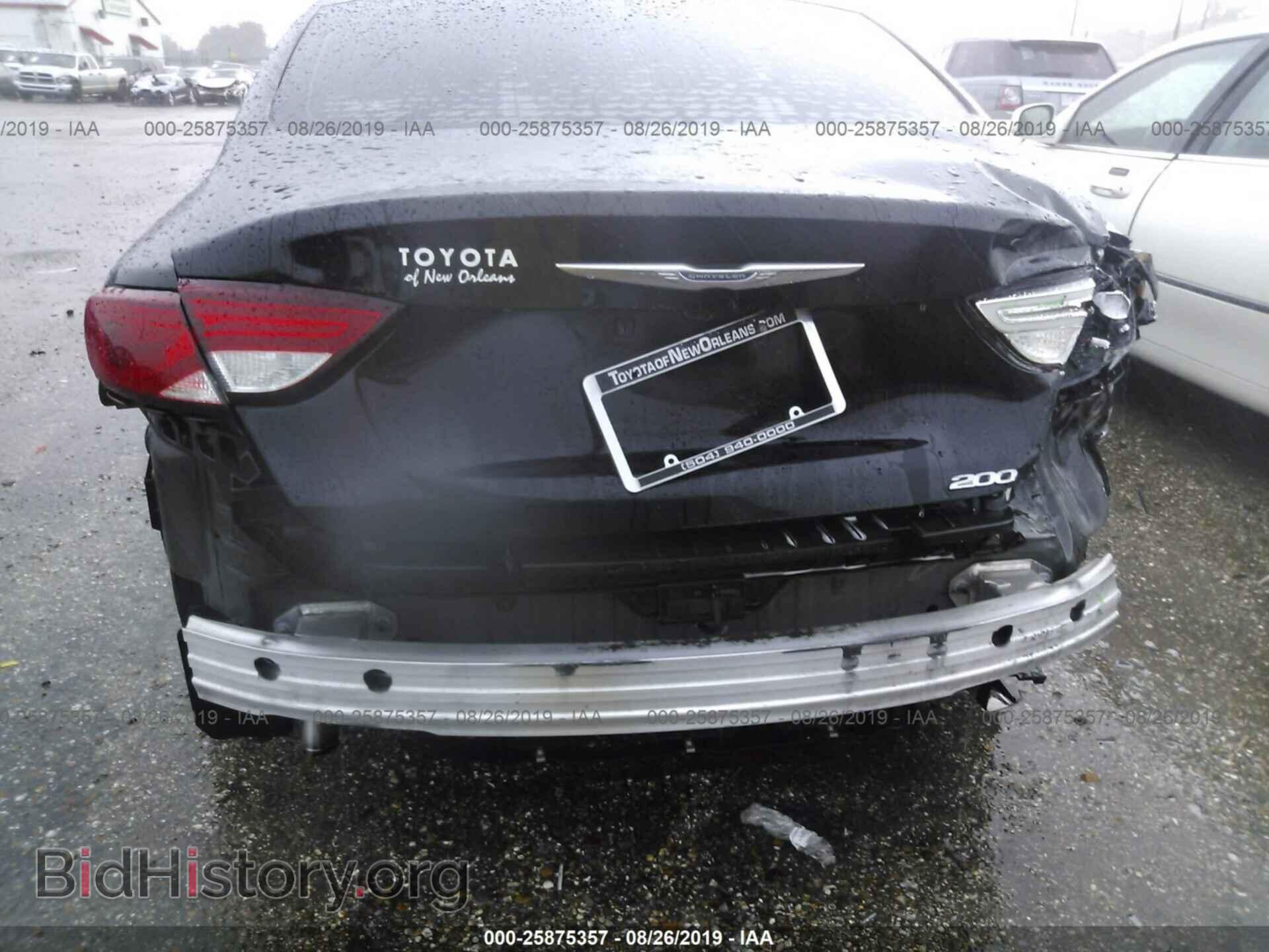 2016 CHRYSLER 200 - VIN: 1C3CCCAB1GN114080 - Фото 6