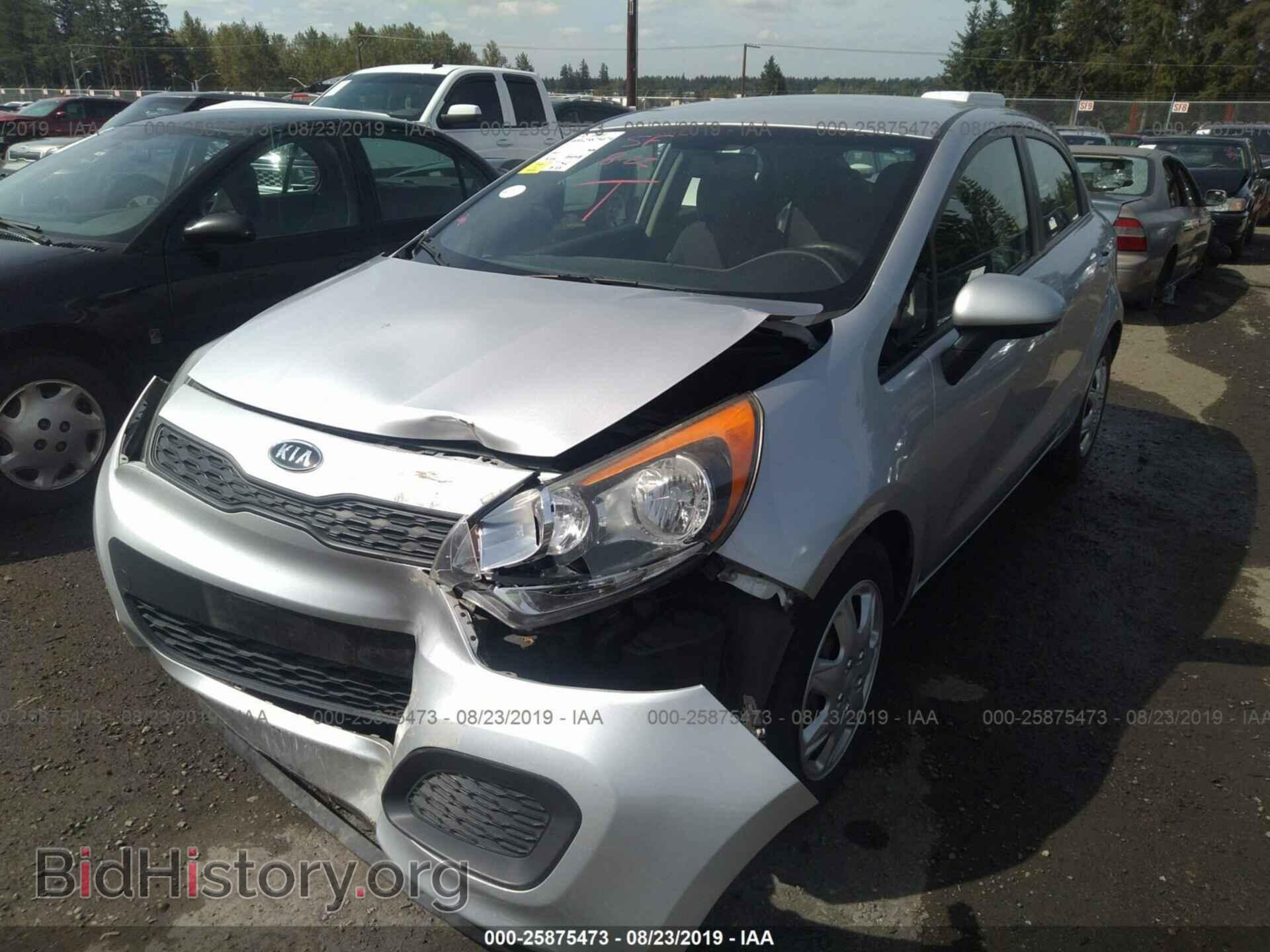 2013 KIA RIO - VIN: KNADM5A38D6111049 - Фото 2