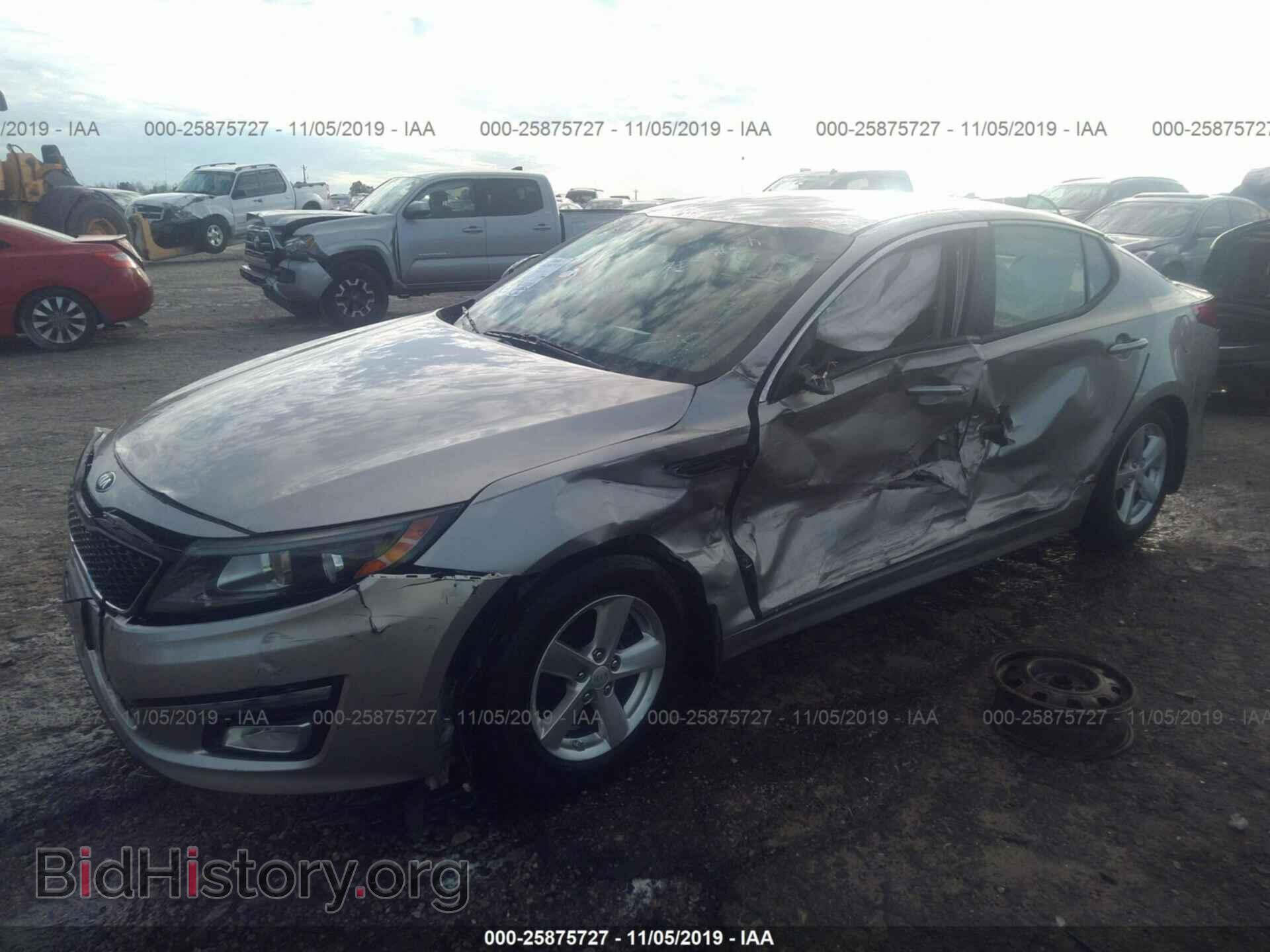2015 KIA OPTIMA - VIN: 5XXGM4A74FG478130 - Фото 2