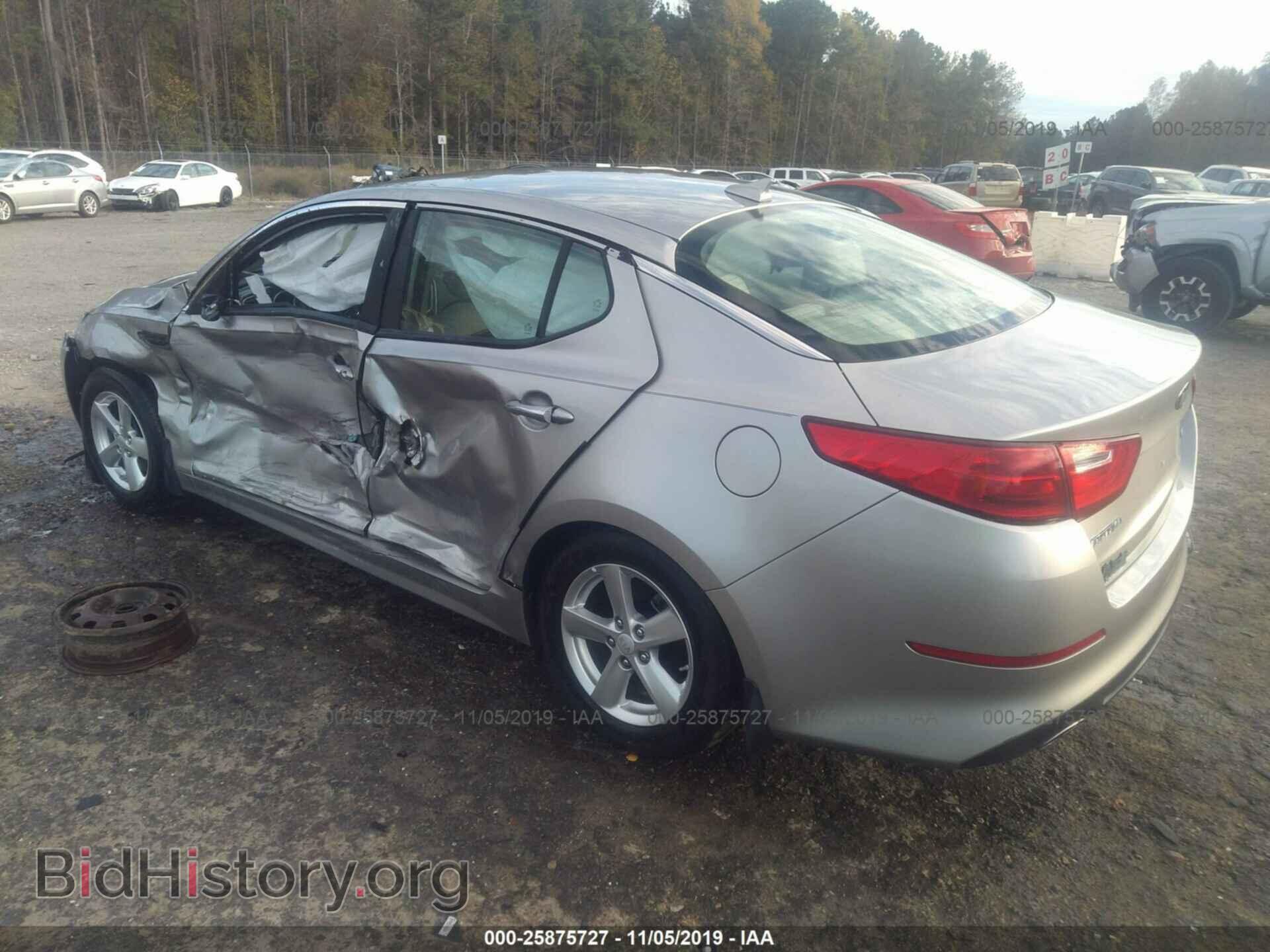2015 KIA OPTIMA - VIN: 5XXGM4A74FG478130 - Фото 3