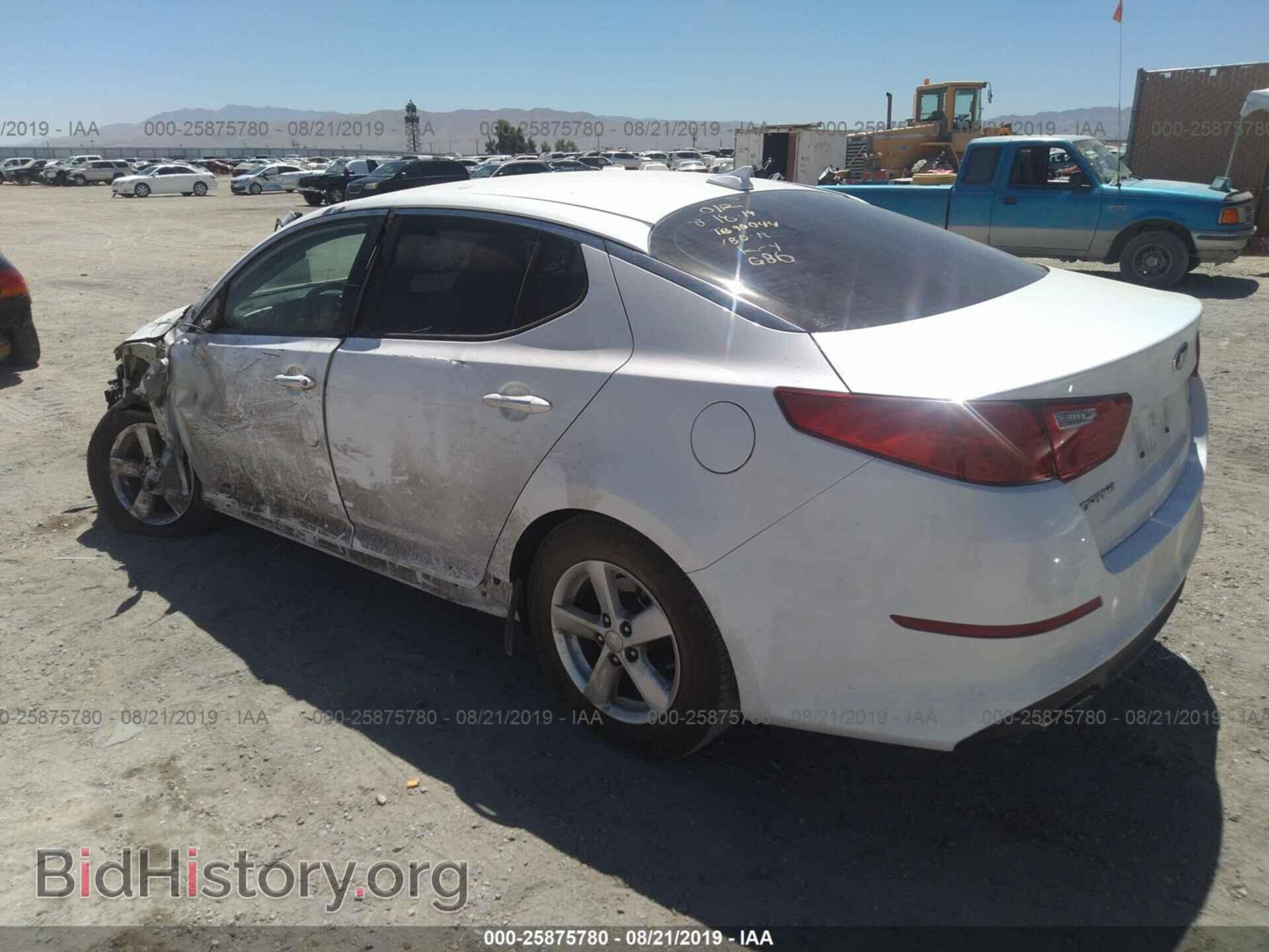 2014 KIA OPTIMA - VIN: KNAGM4A77E5478932 - Photo 3