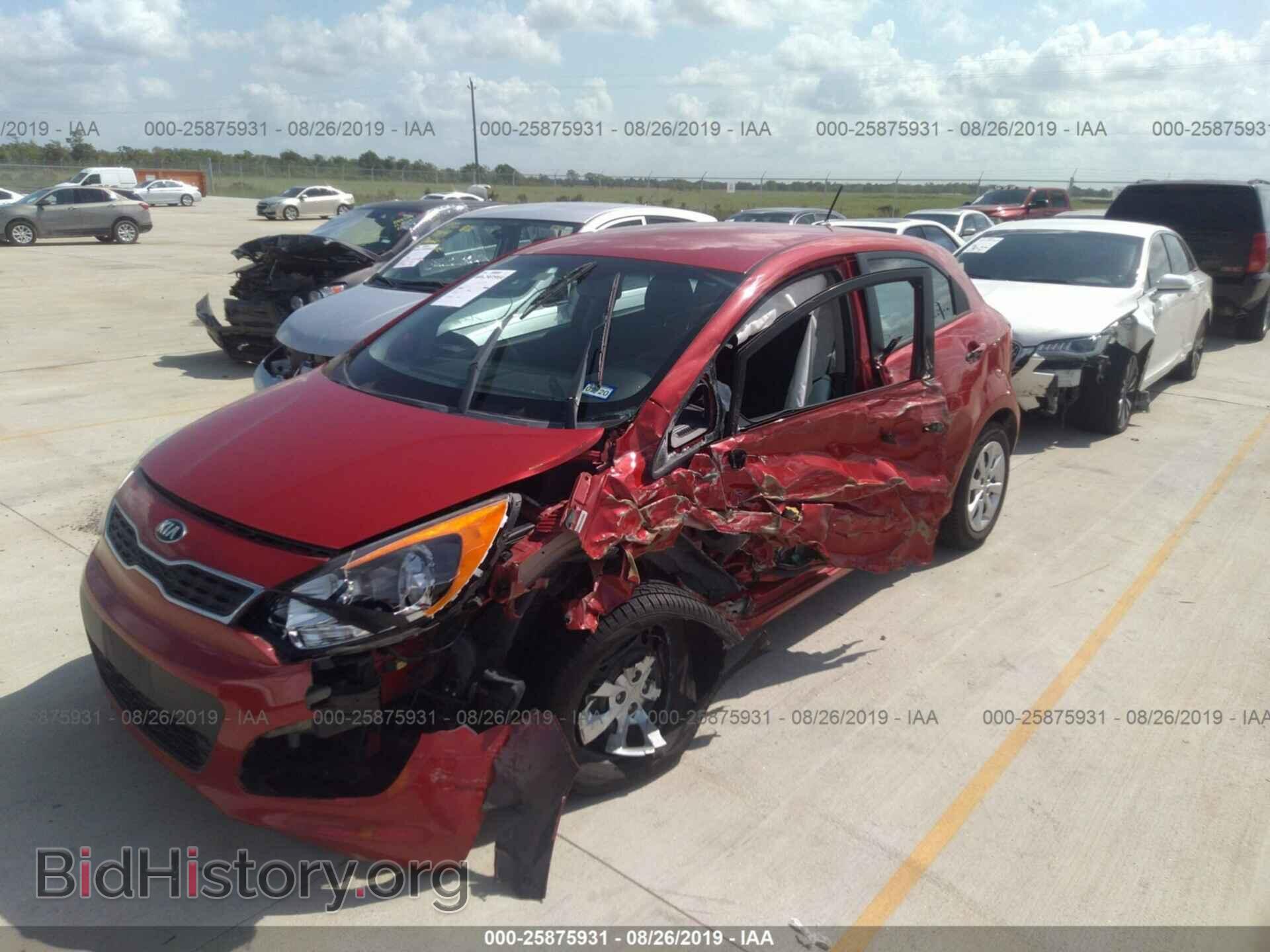 2014 KIA RIO - VIN: KNADN5A34E6356042 - Фото 2