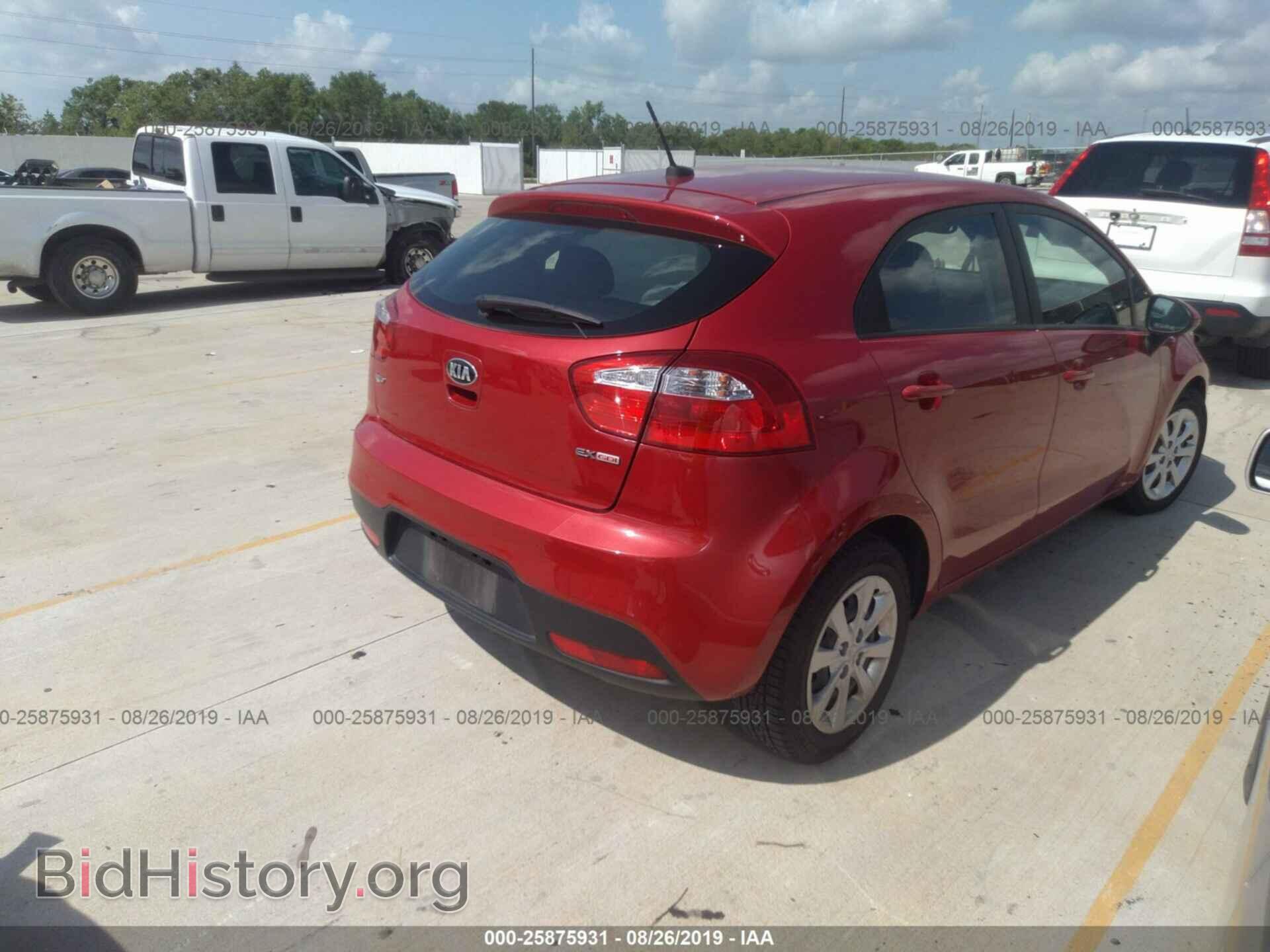 2014 KIA RIO - VIN: KNADN5A34E6356042 - Фото 4