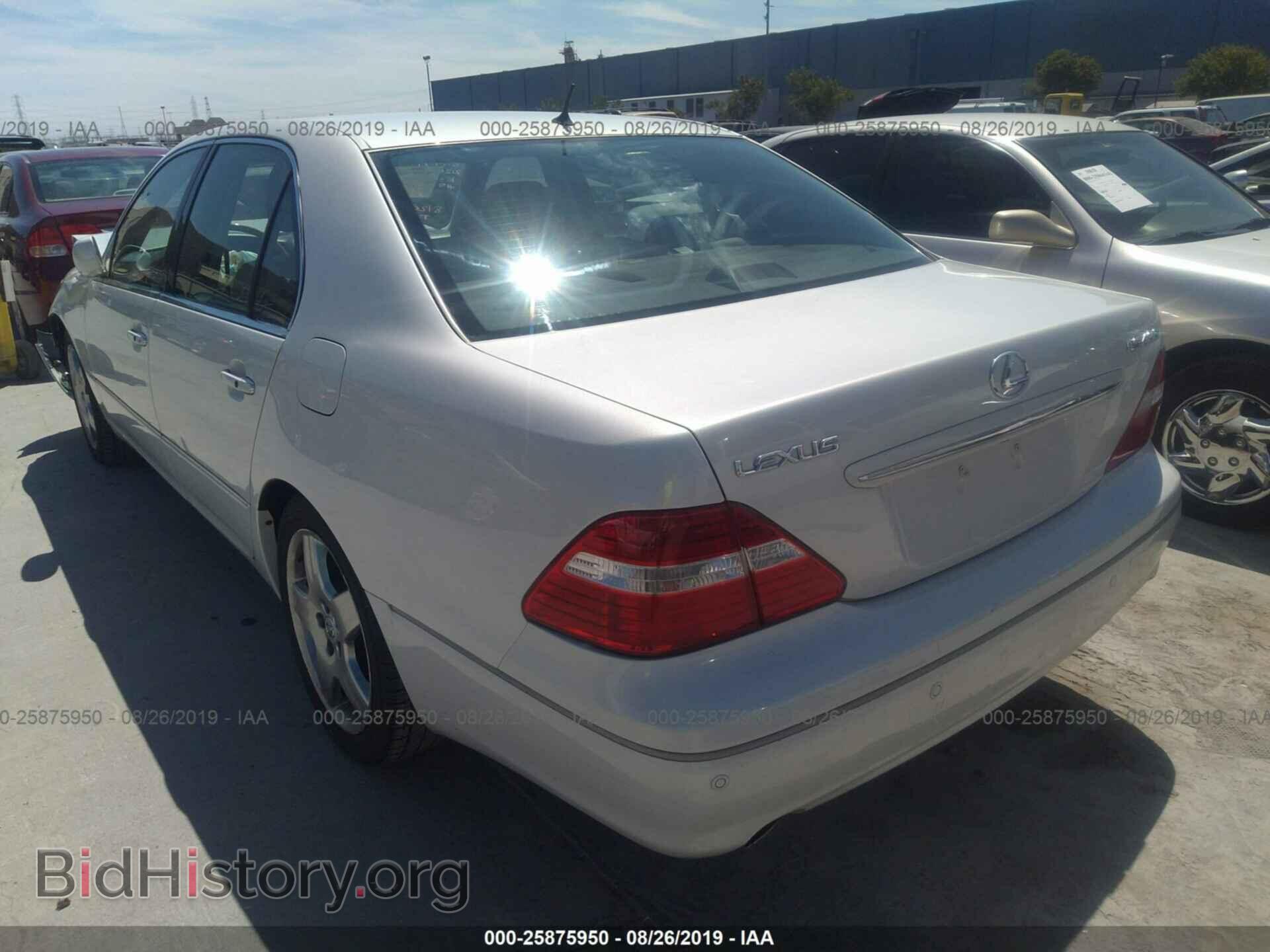 2005 LEXUS LS - VIN: JTHBN36F455004827 - Photo 3