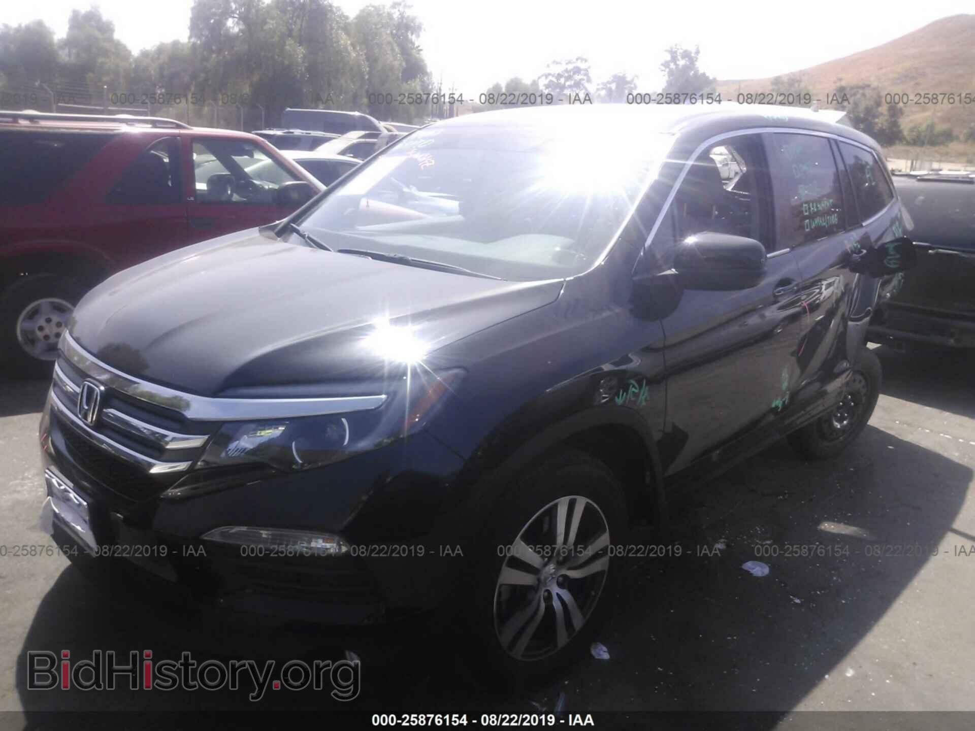 2016 HONDA PILOT - VIN: 5FNYF5H39GB023155 - Фото 2