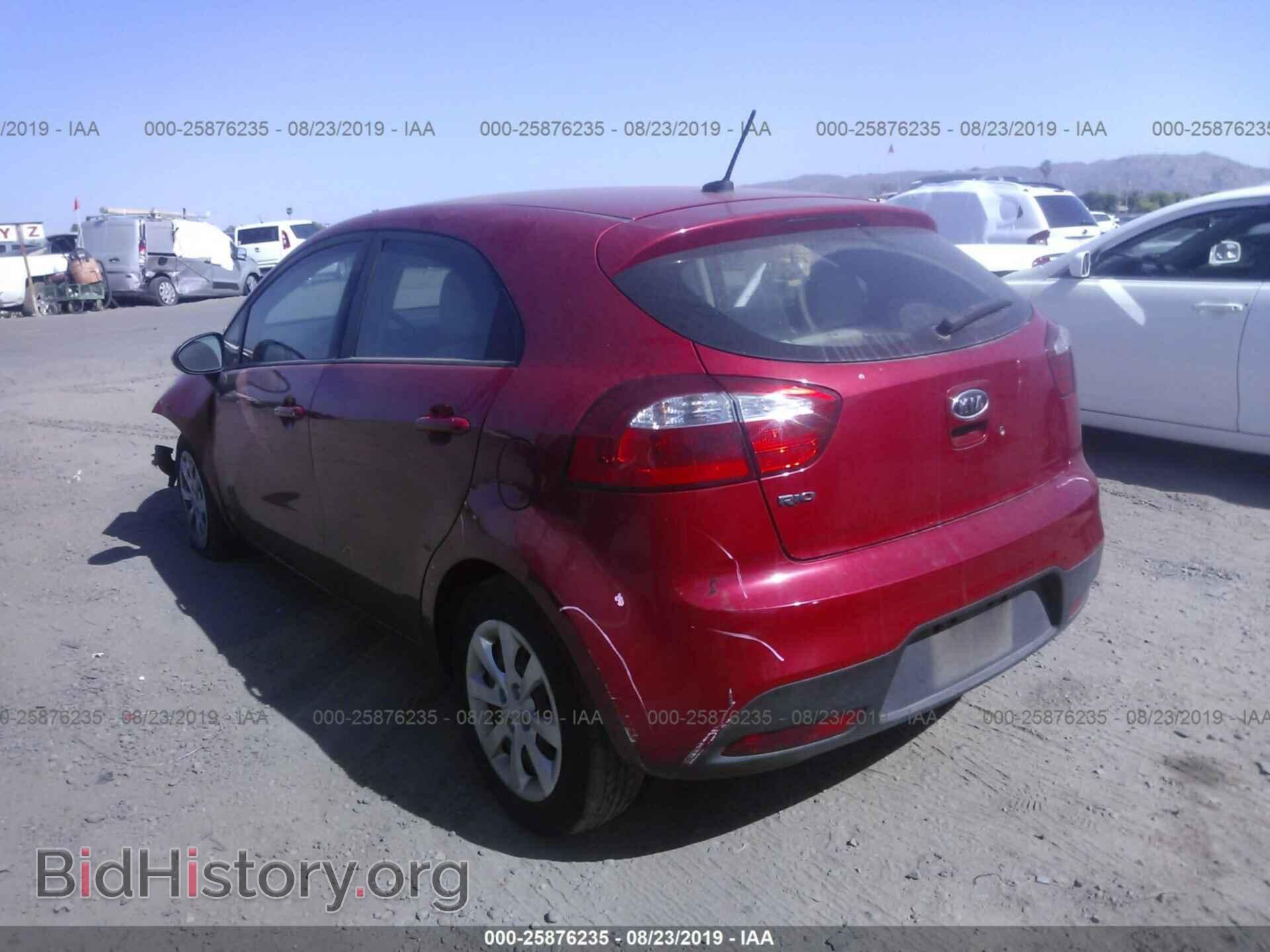 2012 KIA RIO - VIN: KNADM5A34C6015515 - Фото 3