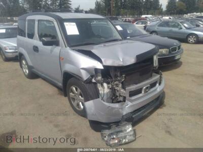 2009 Honda ELEMENT EX, серебристый — VIN 5J6YH28799L002201, IAAI