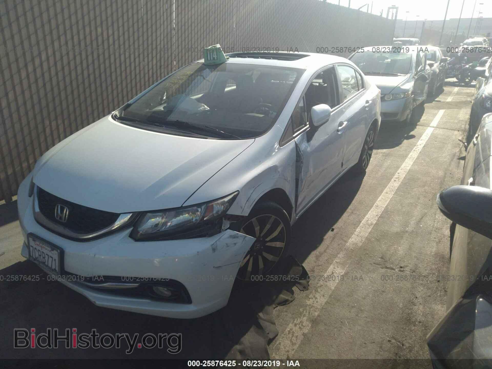 2014 HONDA CIVIC - VIN: 19XFB2F93EE224576 - Фото 2