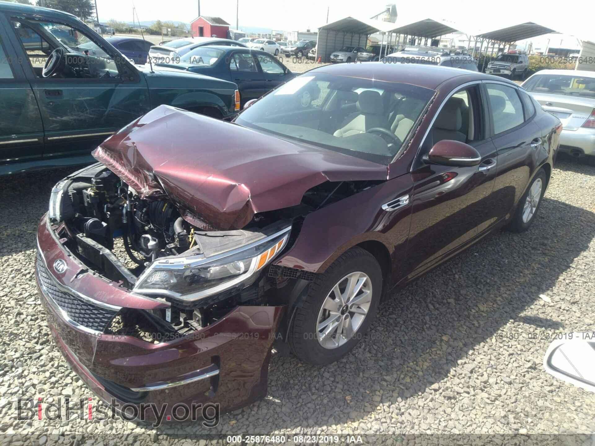 2016 KIA OPTIMA - VIN: 5XXGT4L30GG108565 - Photo 2