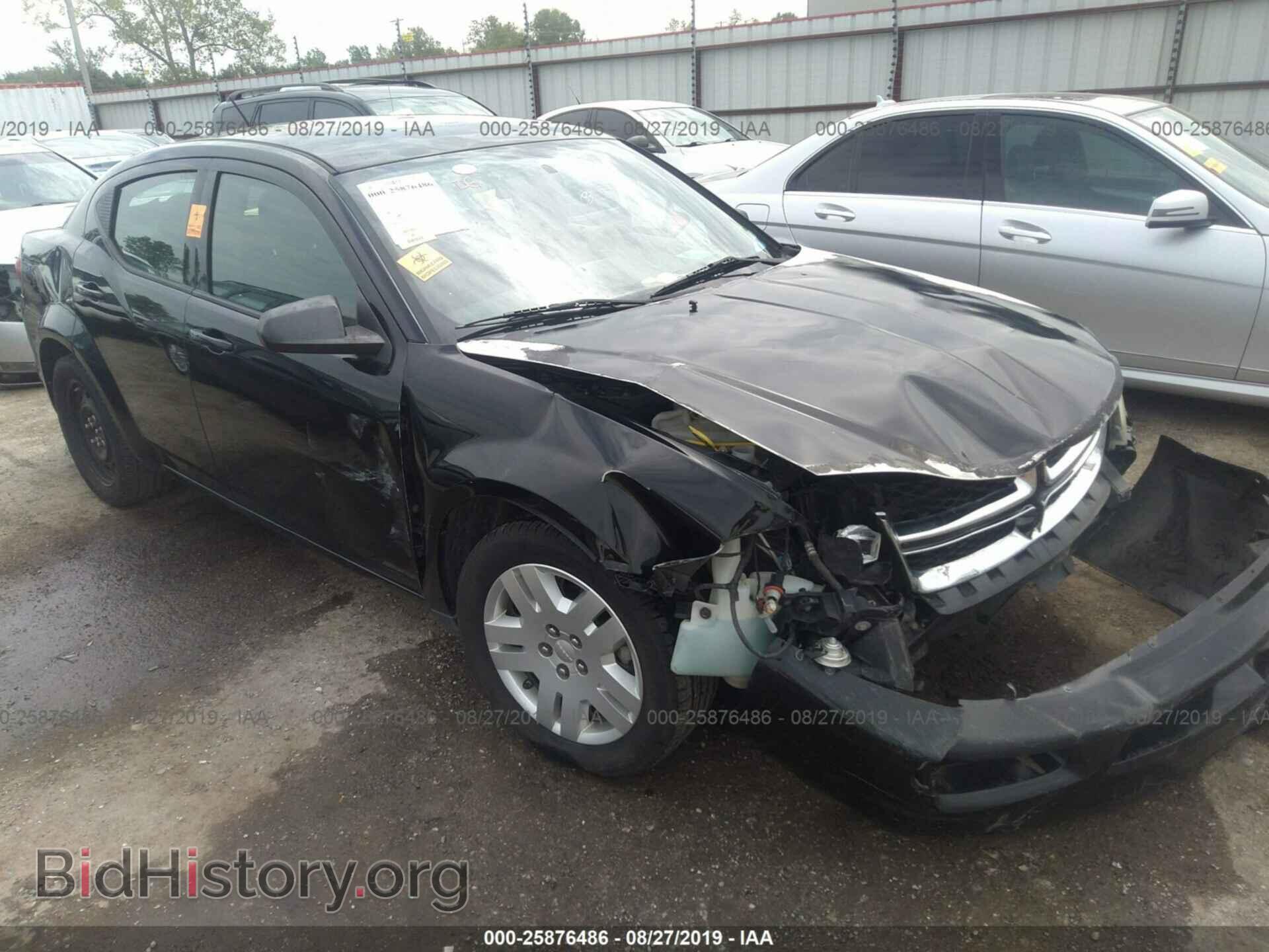 Фотография 1C3CDZAB2CN275273 - DODGE AVENGER 2012