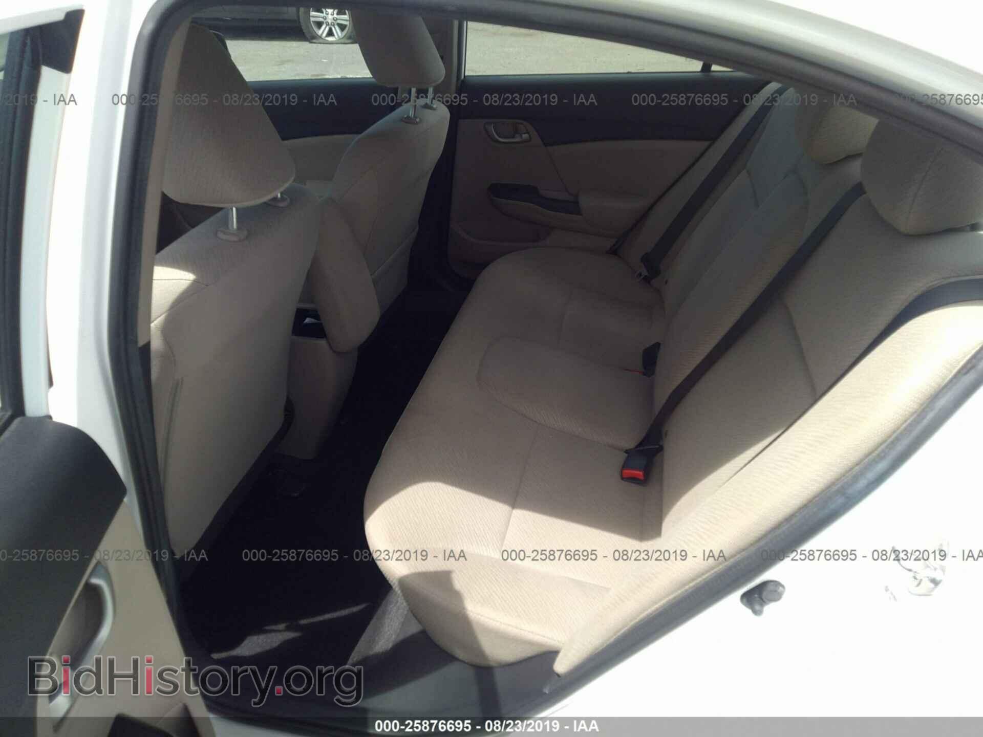 2013 HONDA CIVIC - VIN: 19XFB2F58DE058051 - Фото 8