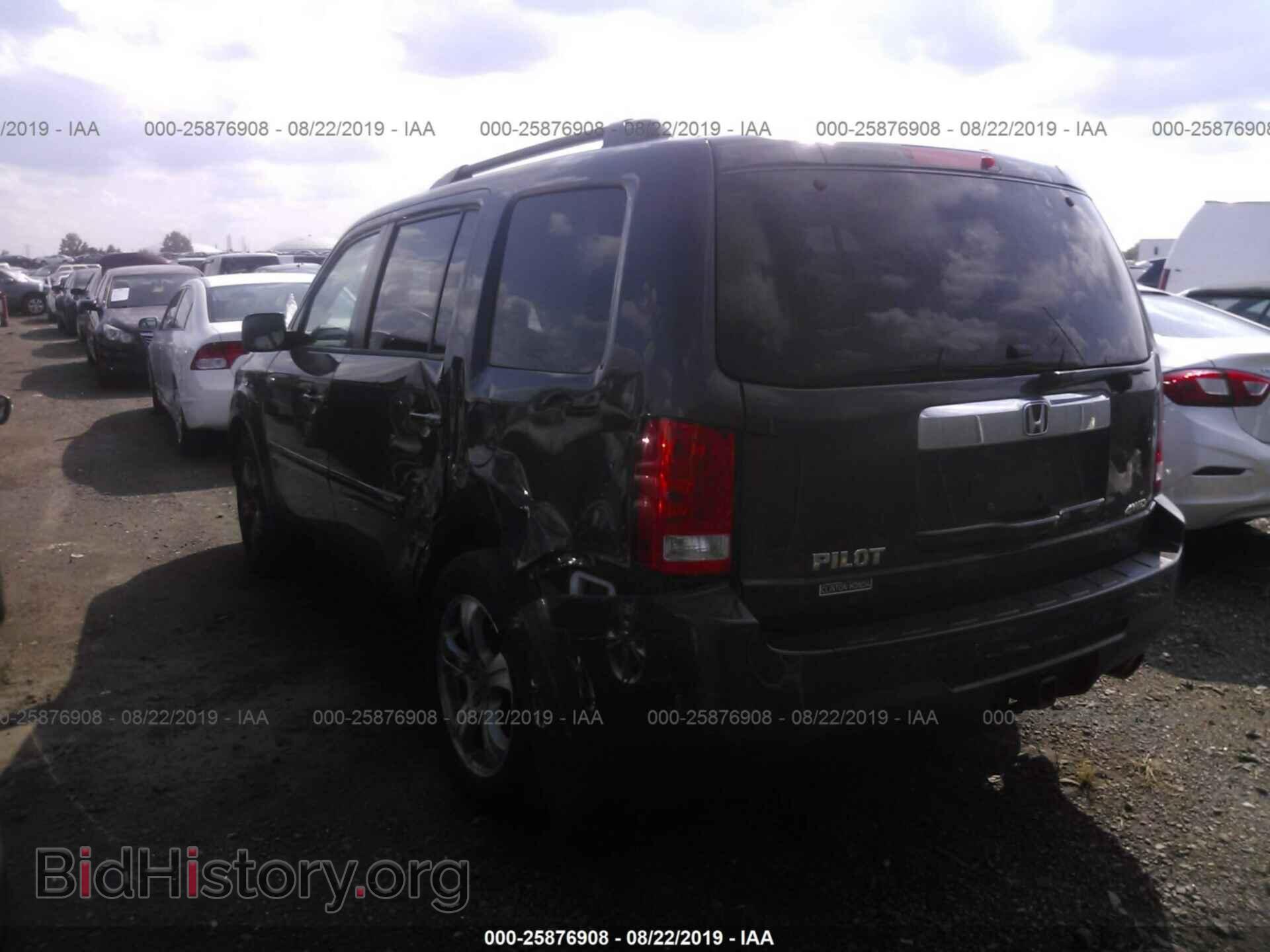 2012 HONDA PILOT - VIN: 5FNYF4H44CB057596 - Фото 3
