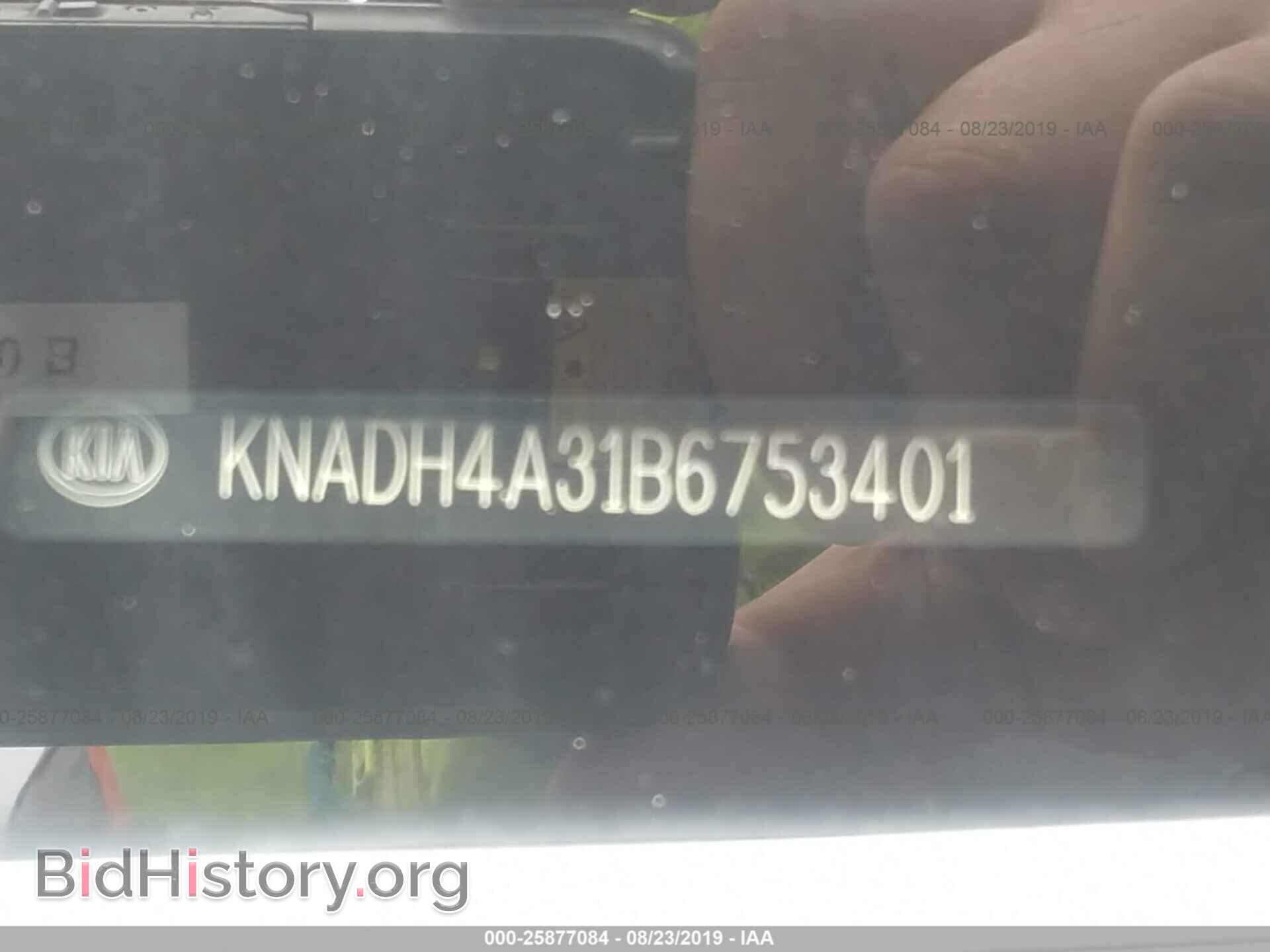 2011 KIA RIO - VIN: KNADH4A31B6753401 - Фото 9