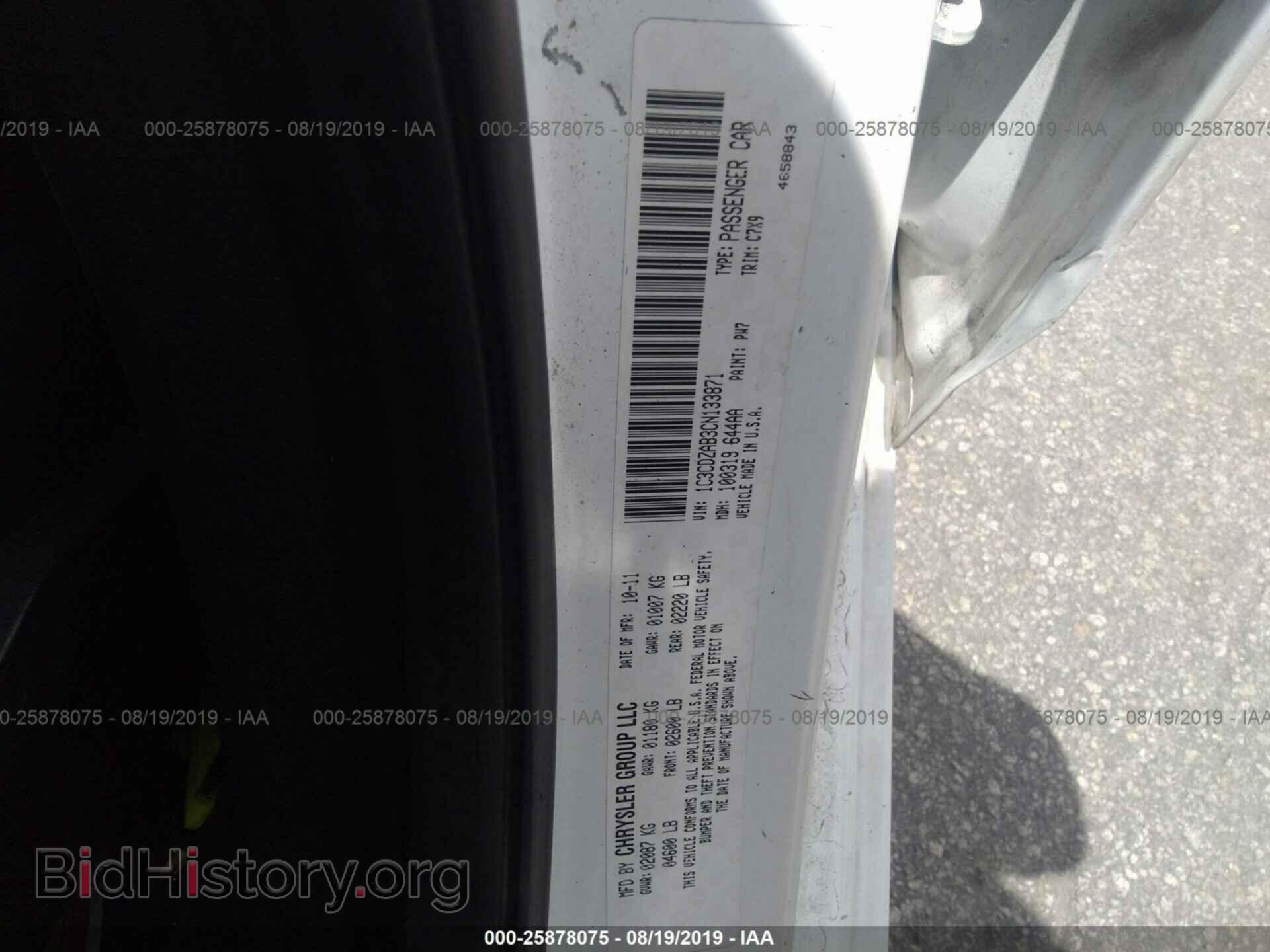 2012 DODGE AVENGER - VIN: 1C3CDZAB3CN133871 - Photo 9