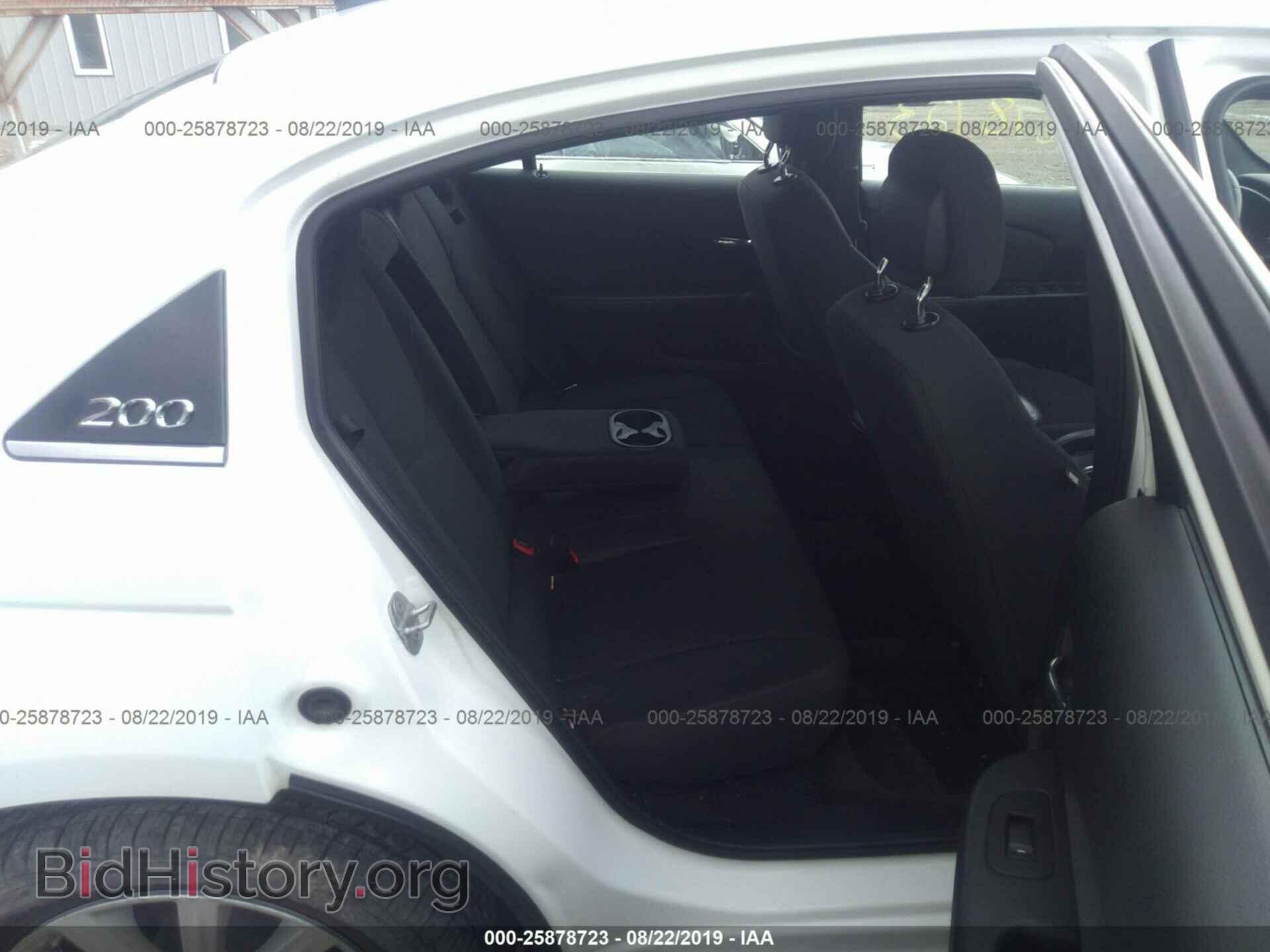 2012 CHRYSLER 200 - VIN: 1C3CCBBG6CN130743 - Фото 8