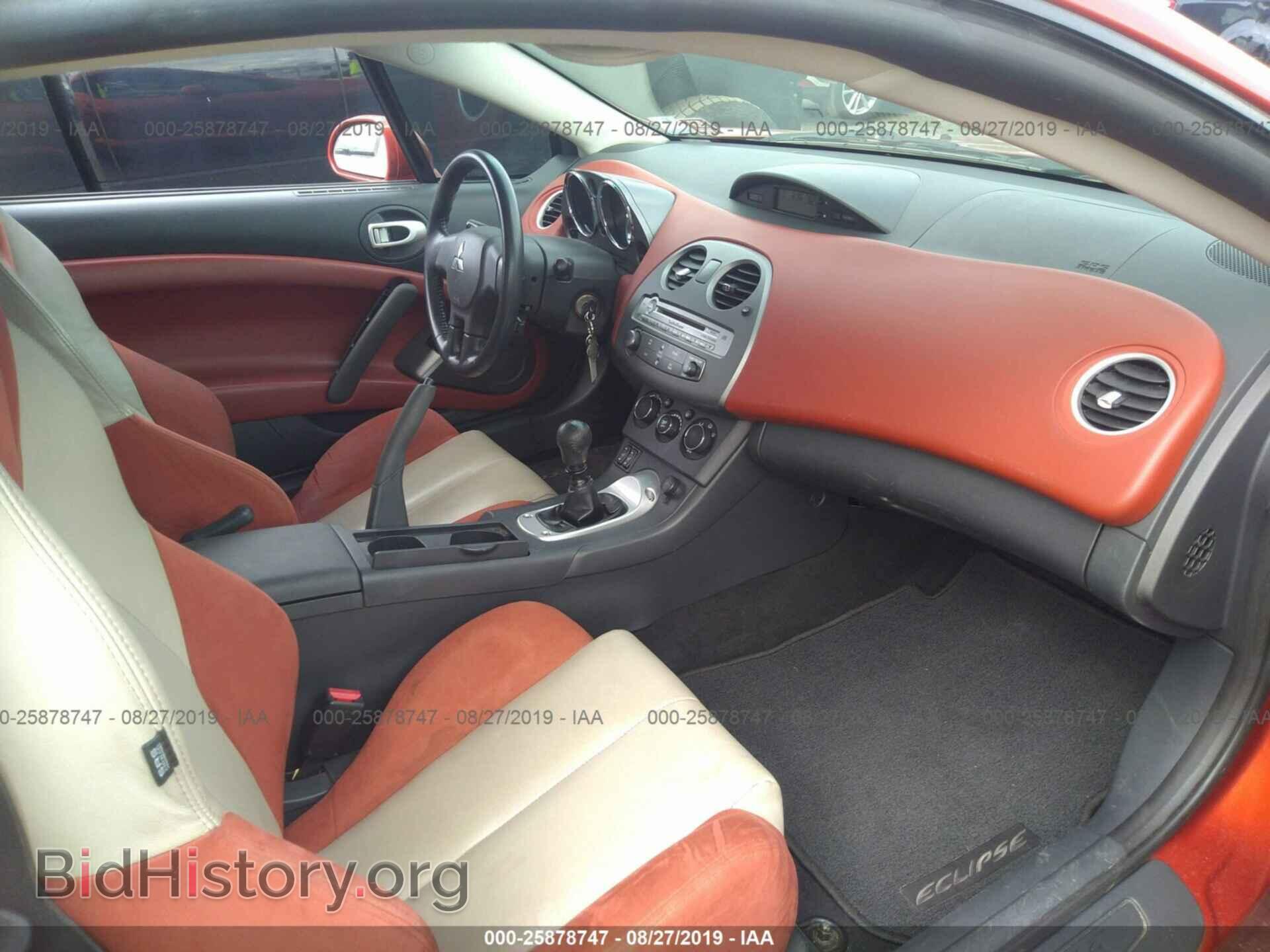 2006 MITSUBISHI ECLIPSE - VIN: 4A3AK34T66E037857 - Фото 5