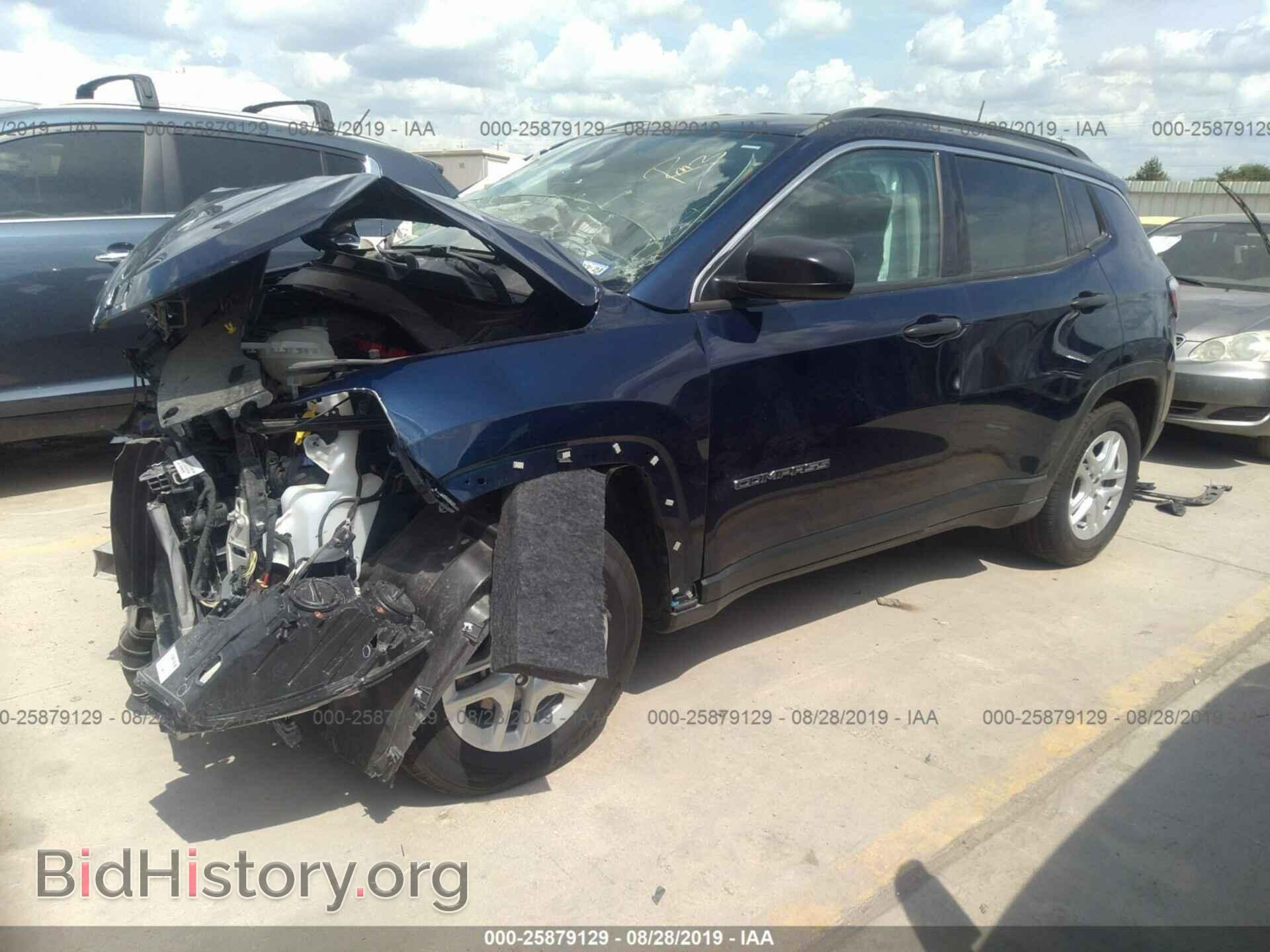 2019 JEEP COMPASS - VIN: 3C4NJCAB1KT646481 - Фото 2