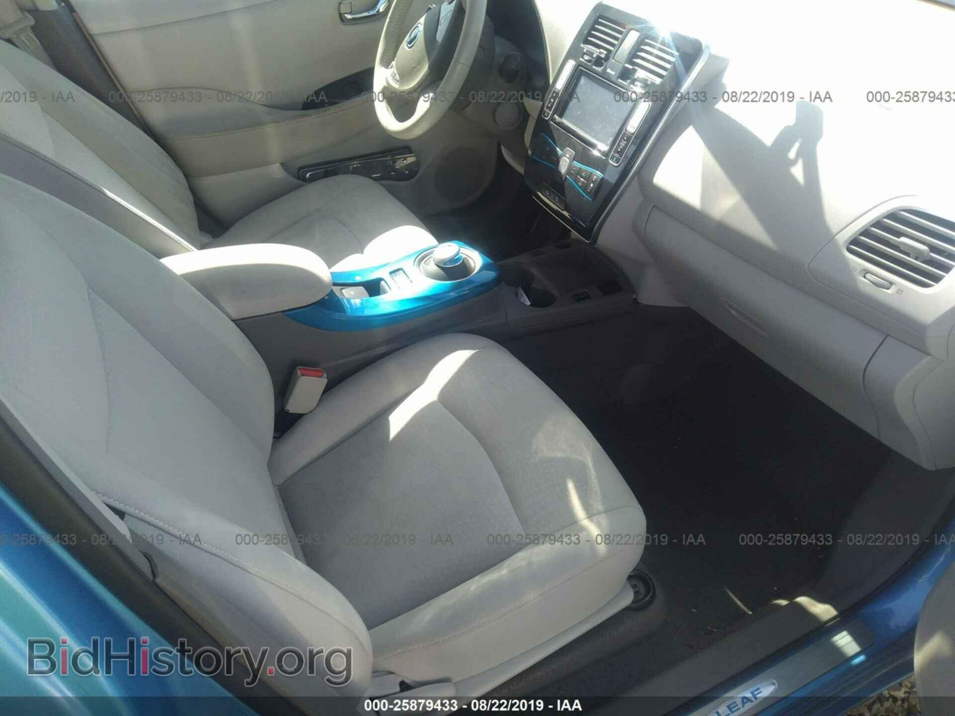 2012 NISSAN LEAF - VIN: JN1AZ0CP2CT019190 - Фото 5