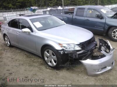 2012 Lexus LS 460, серебристый — VIN JTHBL5EF6C5109613, IAAI