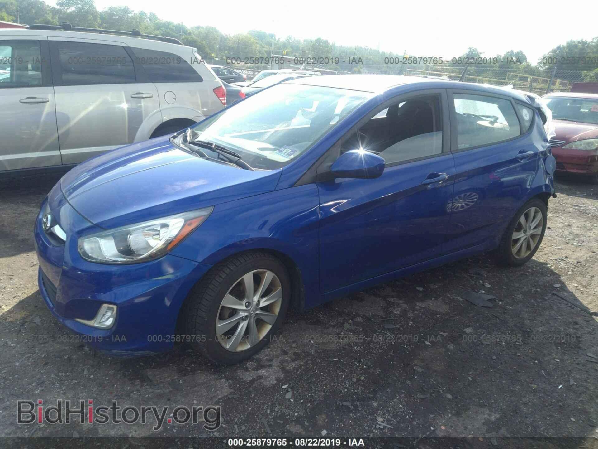 2012 HYUNDAI ACCENT - VIN: KMHCU5AE3CU055897 - Фото 2
