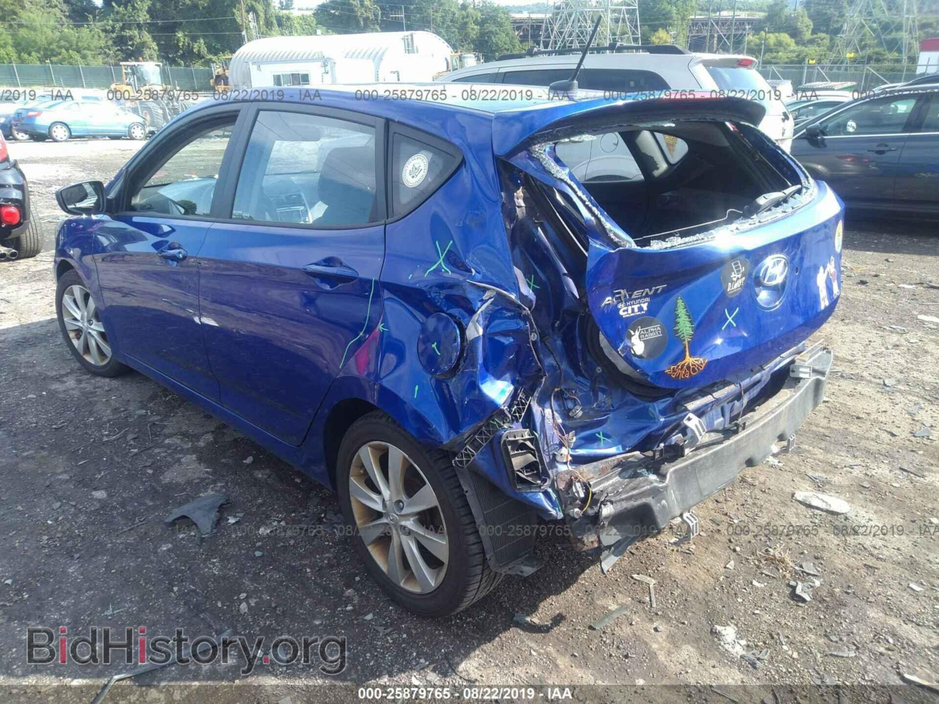 2012 HYUNDAI ACCENT - VIN: KMHCU5AE3CU055897 - Фото 3