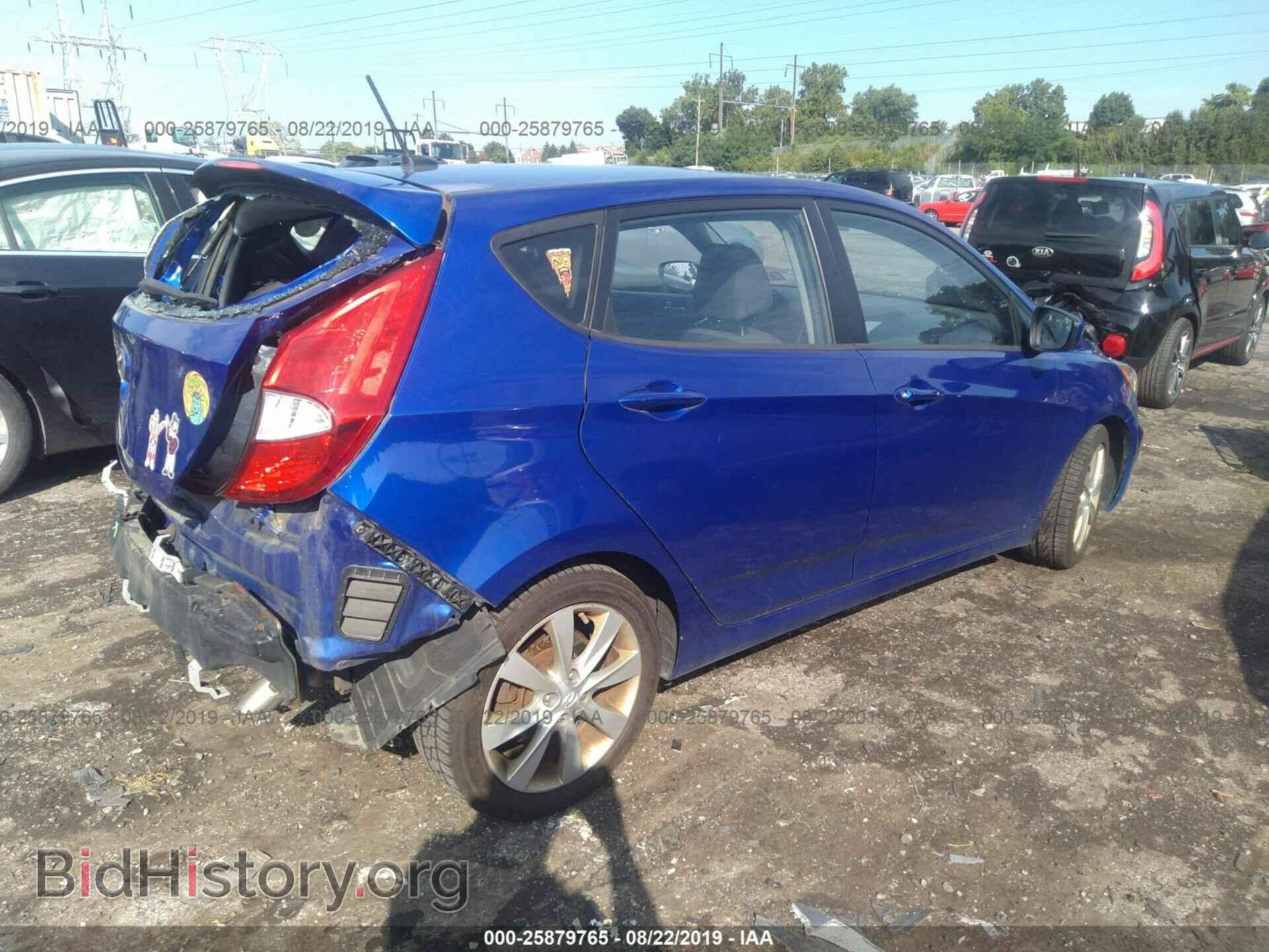 2012 HYUNDAI ACCENT - VIN: KMHCU5AE3CU055897 - Фото 4