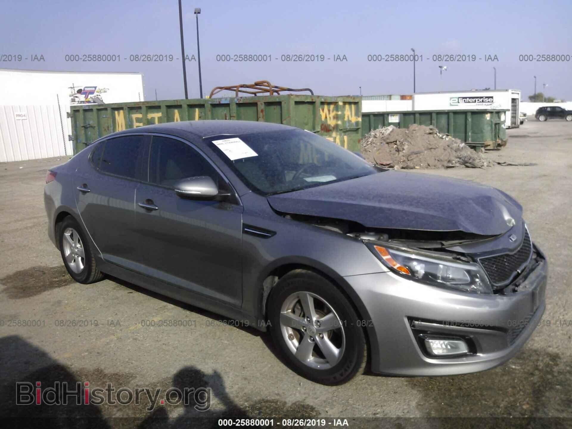 Фотография 5XXGM4A77FG401526 - KIA OPTIMA 2015