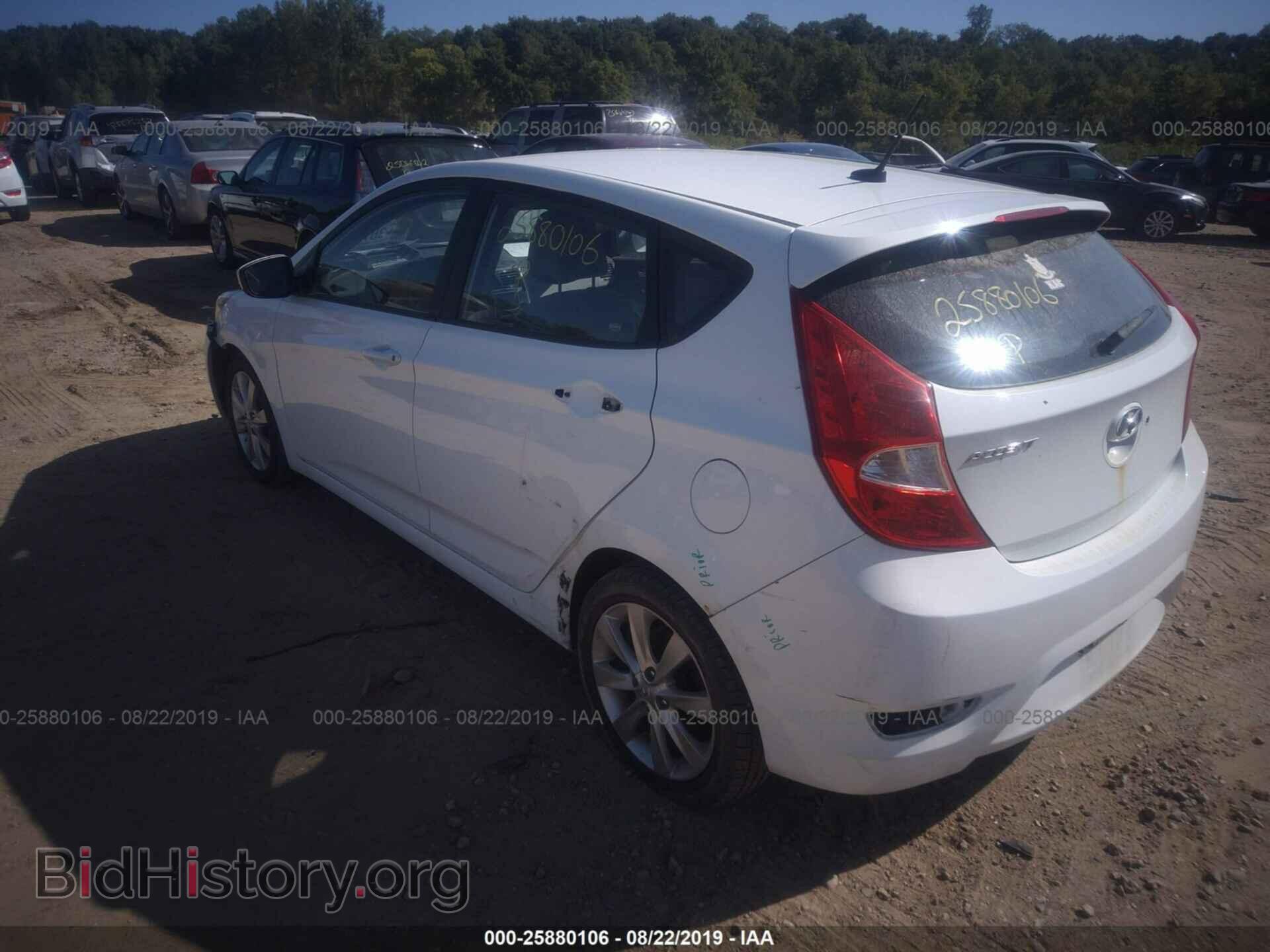 2012 HYUNDAI ACCENT - VIN: KMHCU5AE0CU022825 - Фото 3