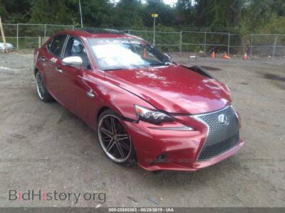 2015 Lexus IS 250, красный — VIN JTHBF1D20F5077244, IAAI