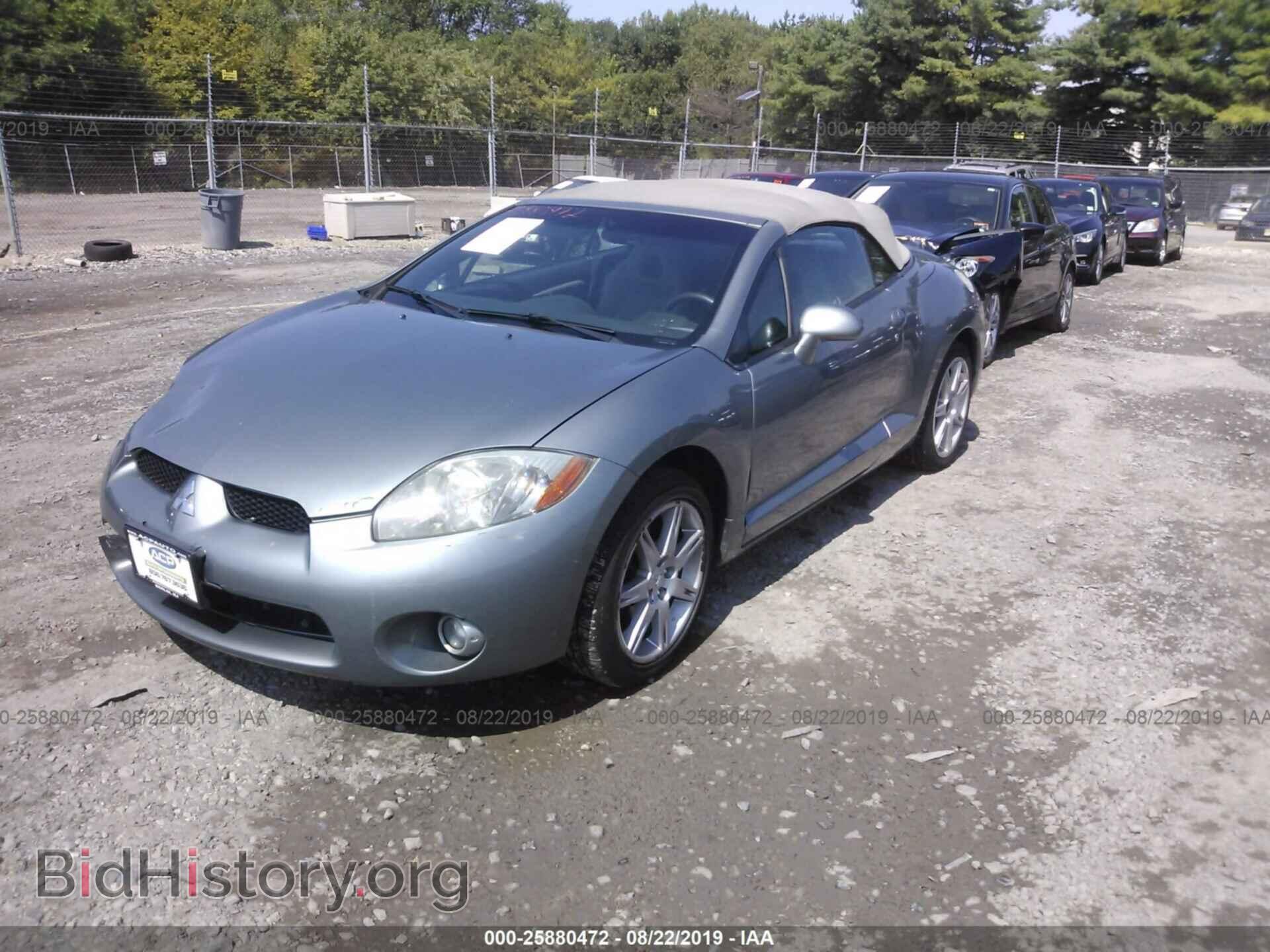 2007 MITSUBISHI ECLIPSE - VIN: 4A3AL35T57E001218 - Фото 2
