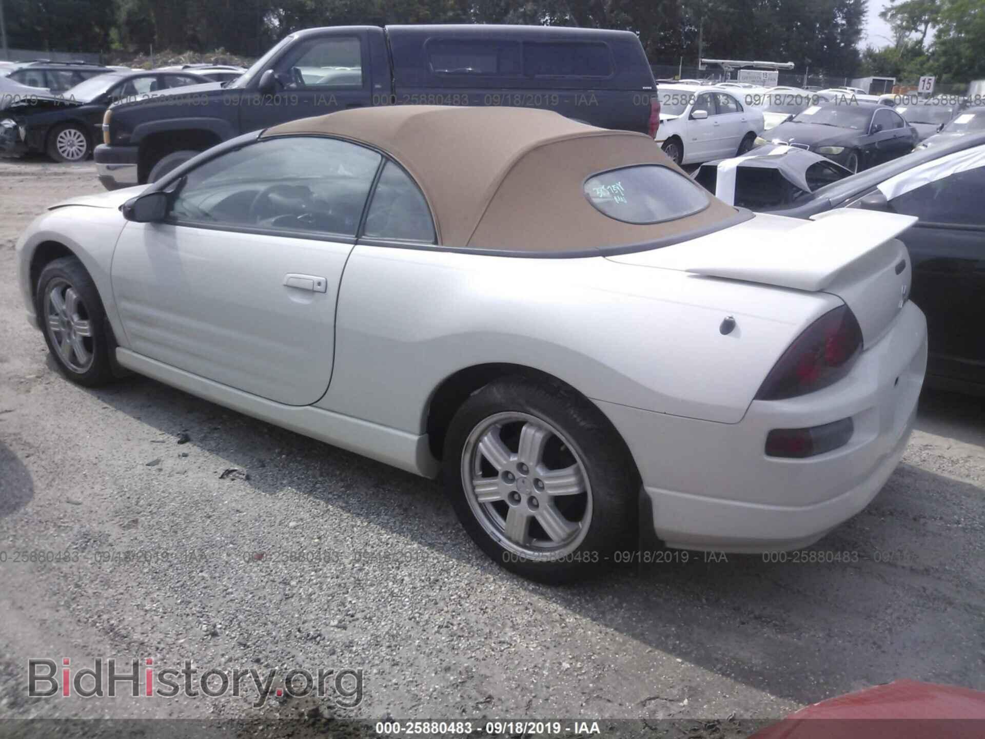 2001 MITSUBISHI ECLIPSE - VIN: 4A3AE85H91E089877 - Фото 3