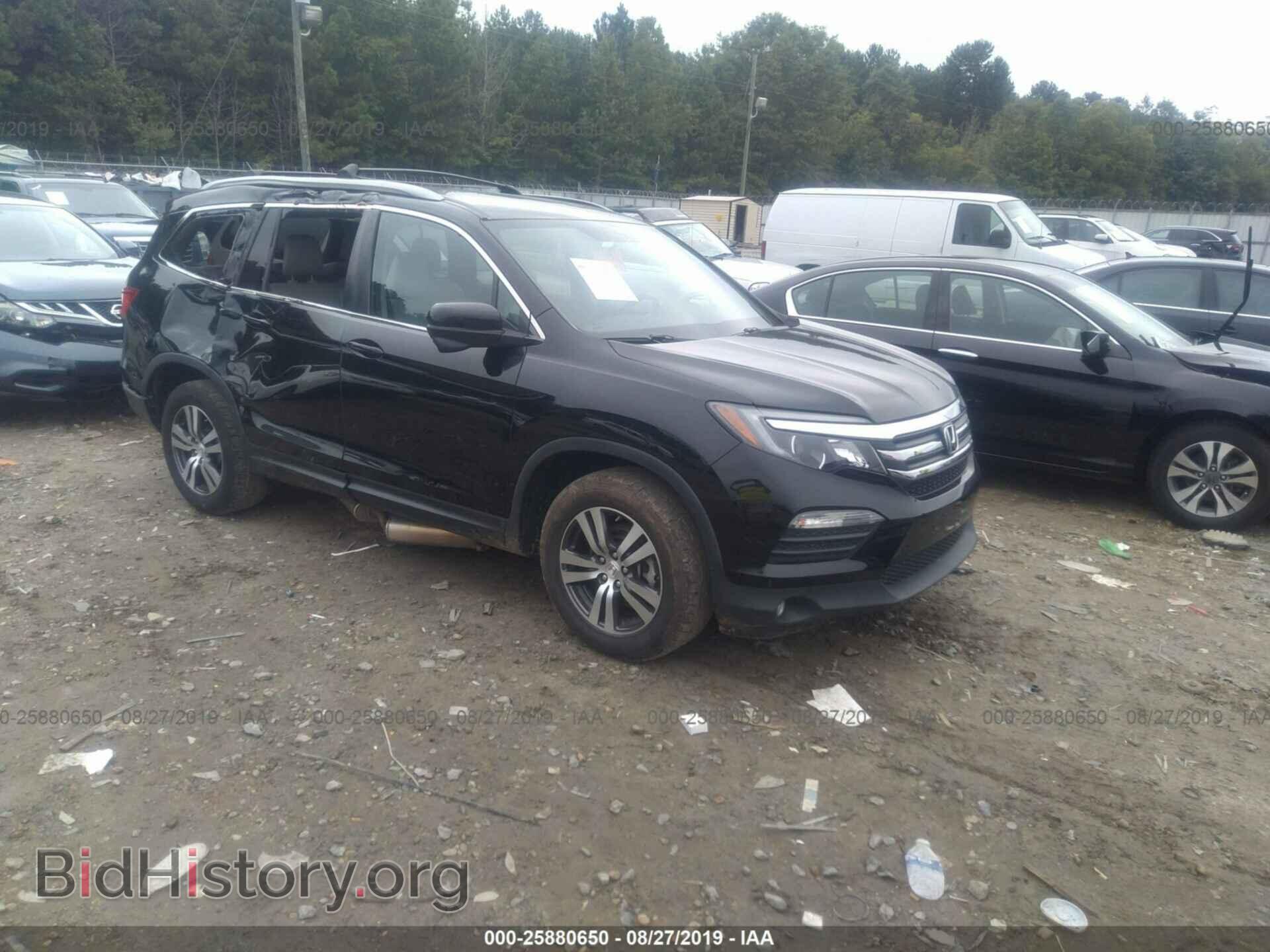 Фотография 5FNYF5H39GB001625 - HONDA PILOT 2016