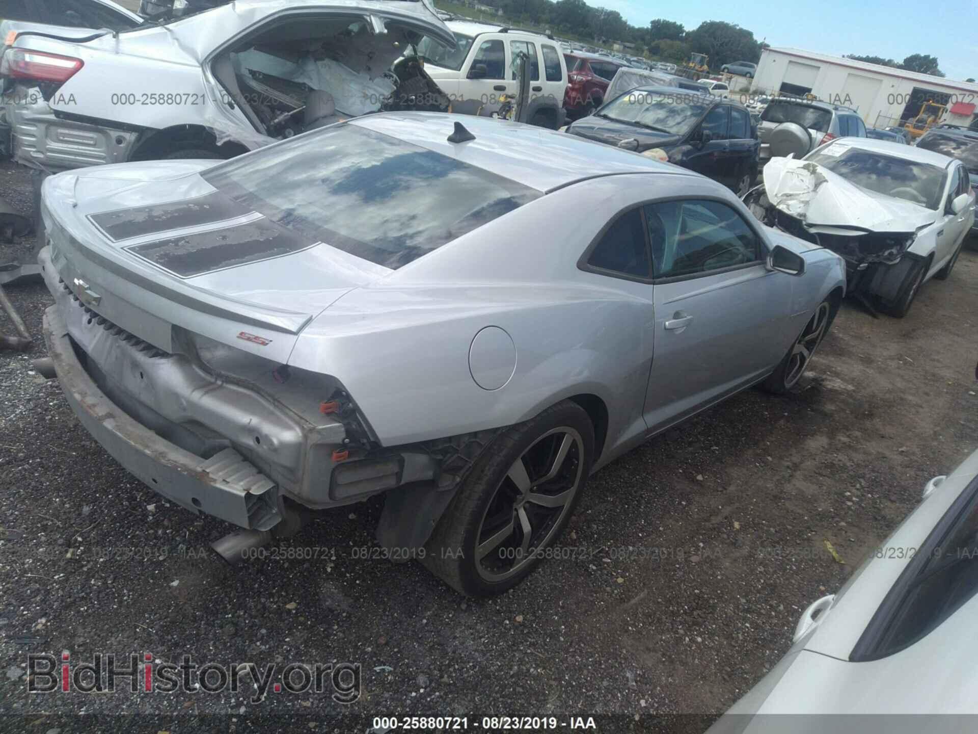 2012 CHEVROLET CAMARO - VIN: 2G1FB1E37C9166273 - Фото 4