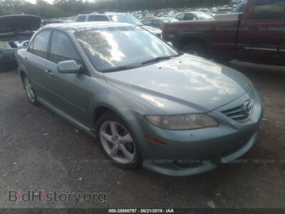 2005 Mazda 6 I, сине-зеленый — VIN 1YVHP80C655M72361, IAAI