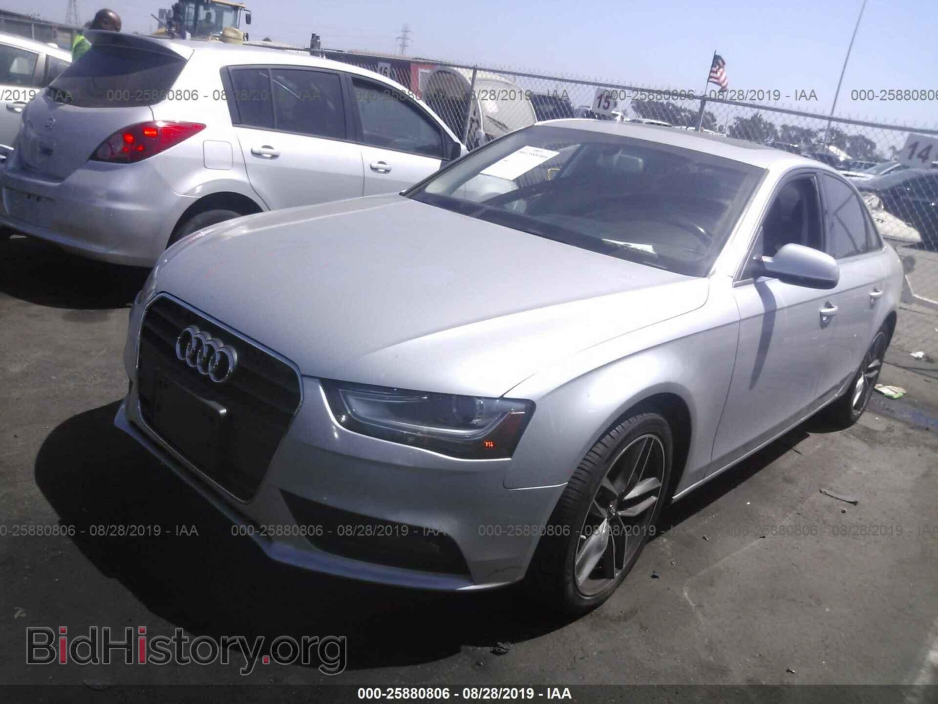 2013 AUDI A4 - VIN: WAUEFAFL9DN018899 - Фото 2