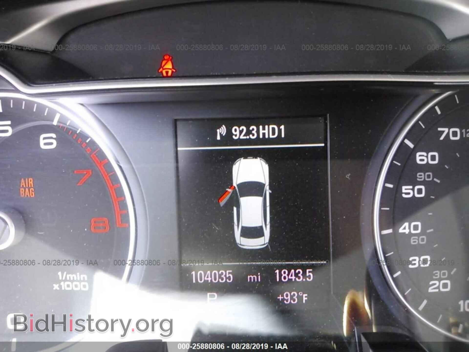 2013 AUDI A4 - VIN: WAUEFAFL9DN018899 - Фото 7