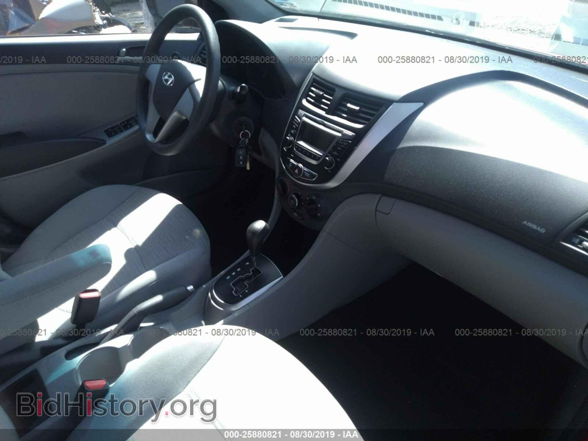 2016 HYUNDAI ACCENT - VIN: KMHCT4AE6GU110149 - Фото 5