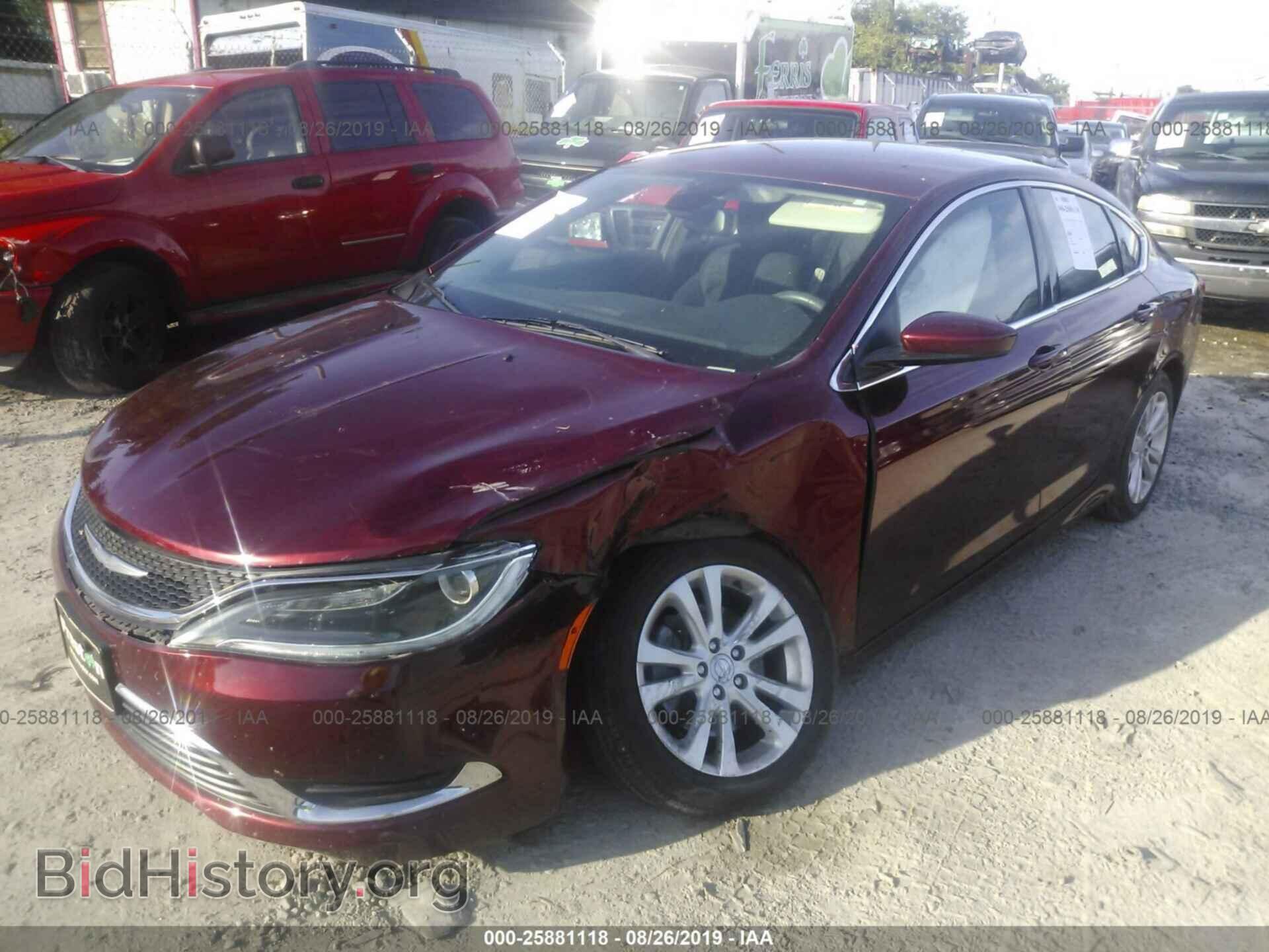 2015 CHRYSLER 200 - VIN: 1C3CCCAB8FN569880 - Фото 2
