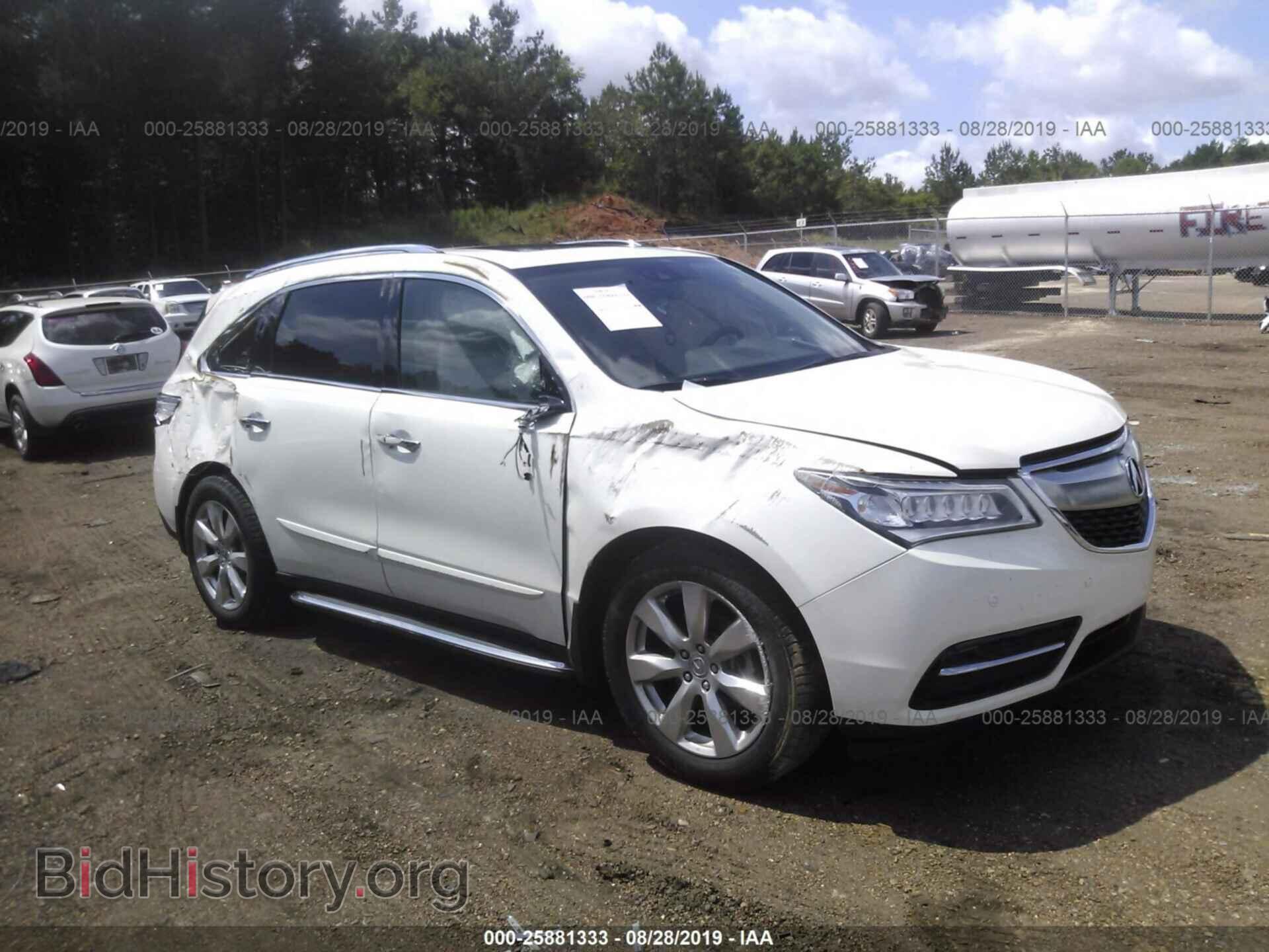 Фотография 5FRYD3H92GB019946 - ACURA MDX 2016