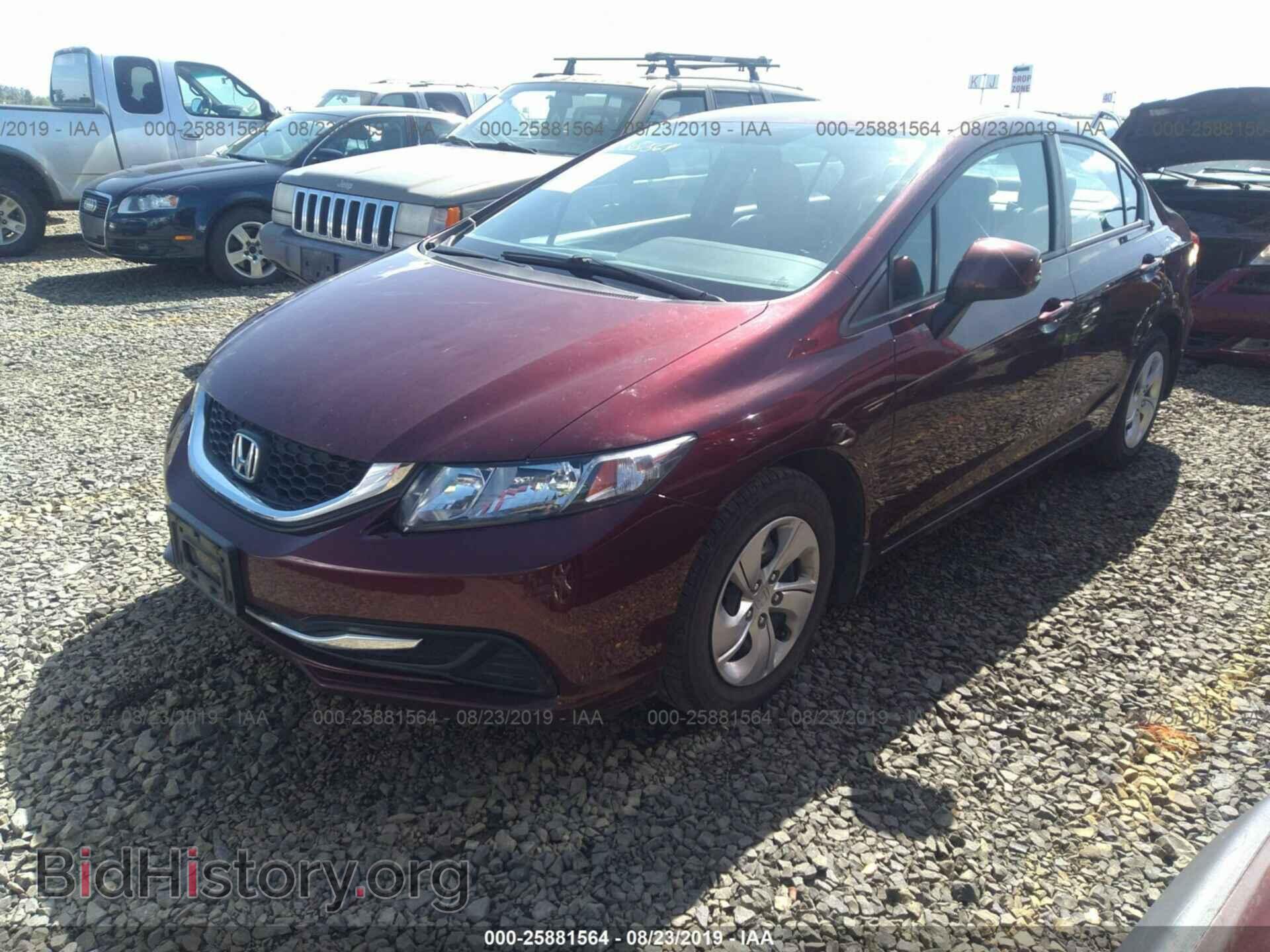 2013 HONDA CIVIC - VIN: 19XFB2F52DE081020 - Фото 2