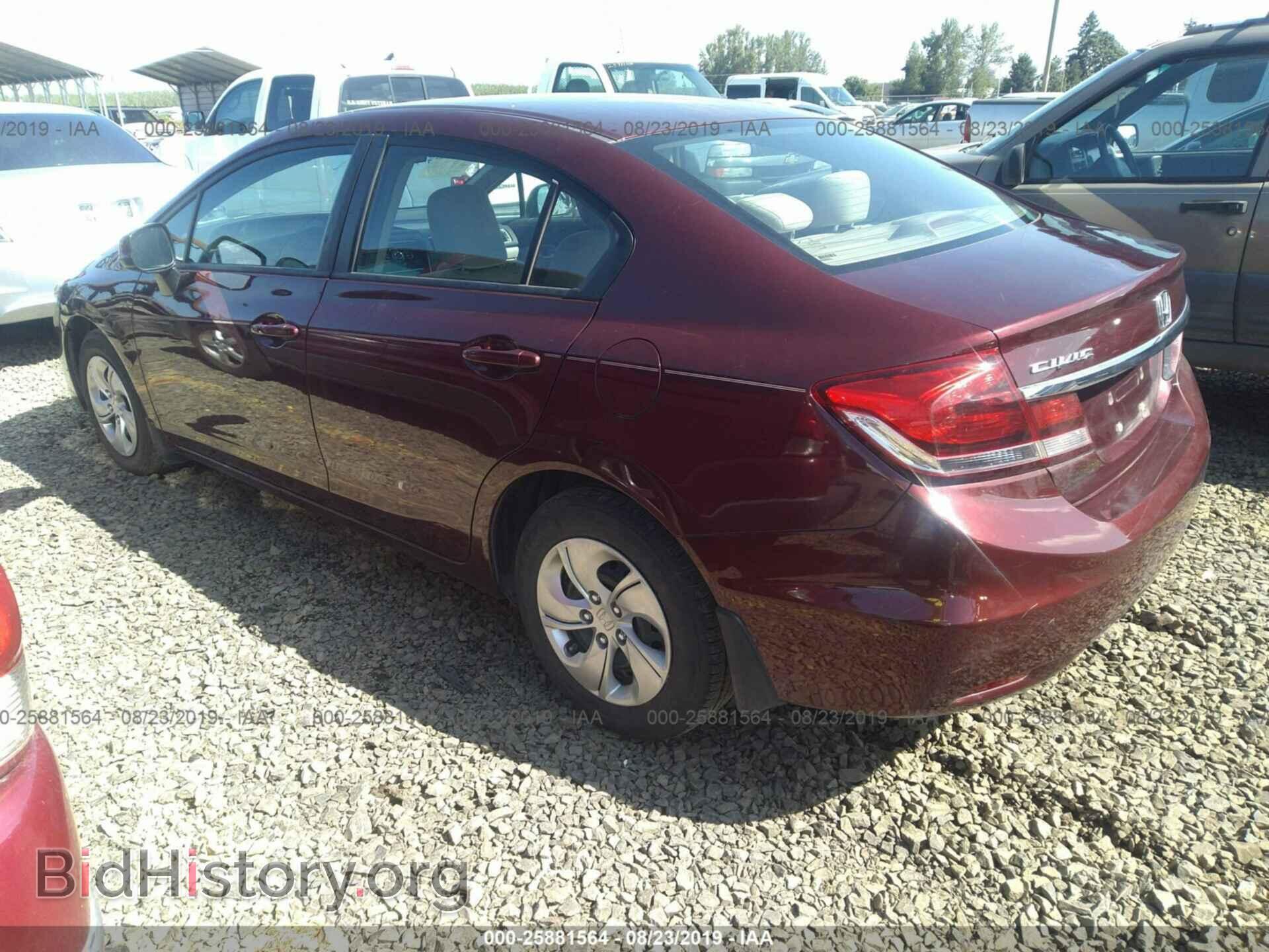 2013 HONDA CIVIC - VIN: 19XFB2F52DE081020 - Фото 3