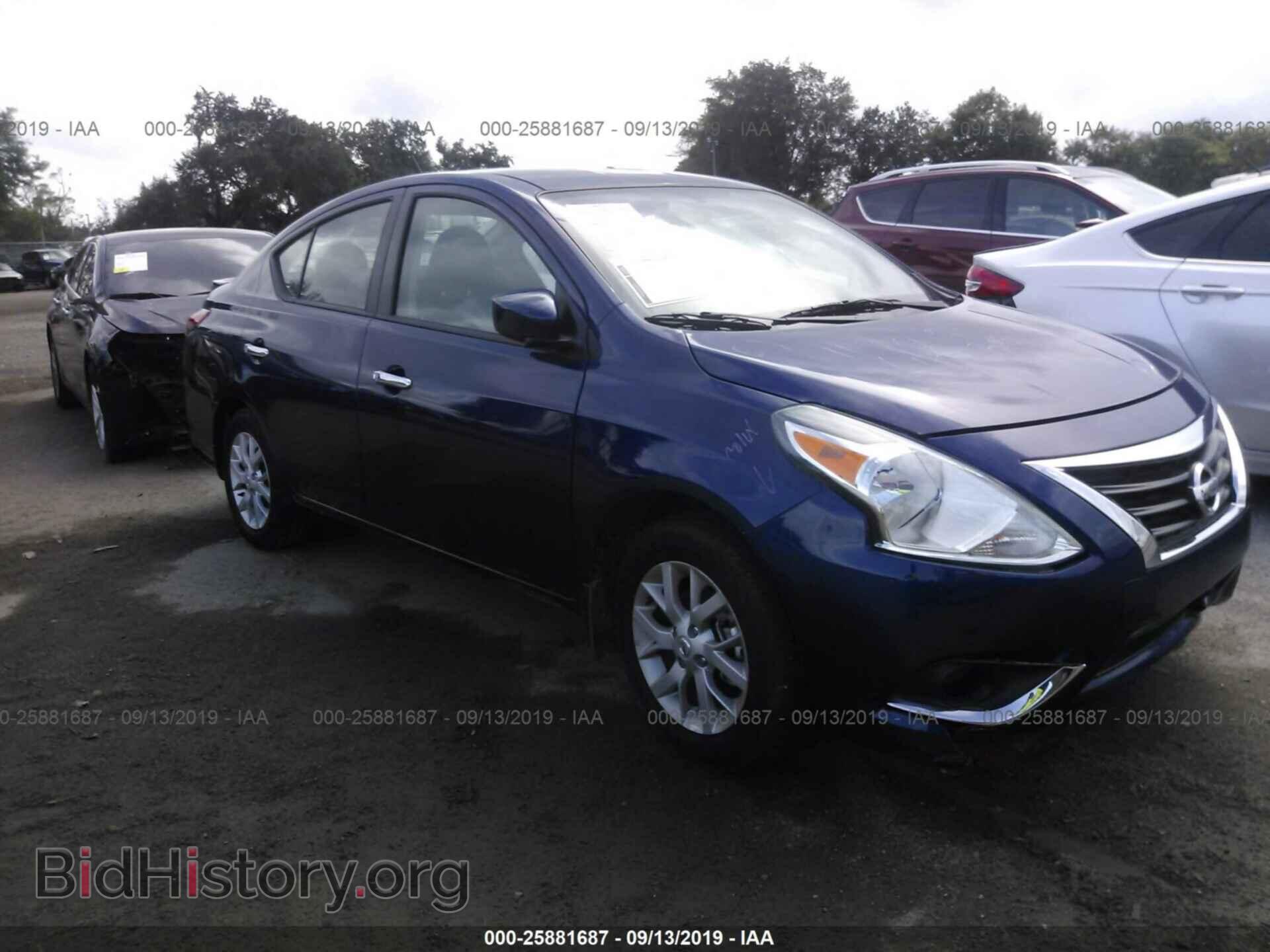 Фотография 3N1CN7AP3KL805180 - NISSAN VERSA 2019