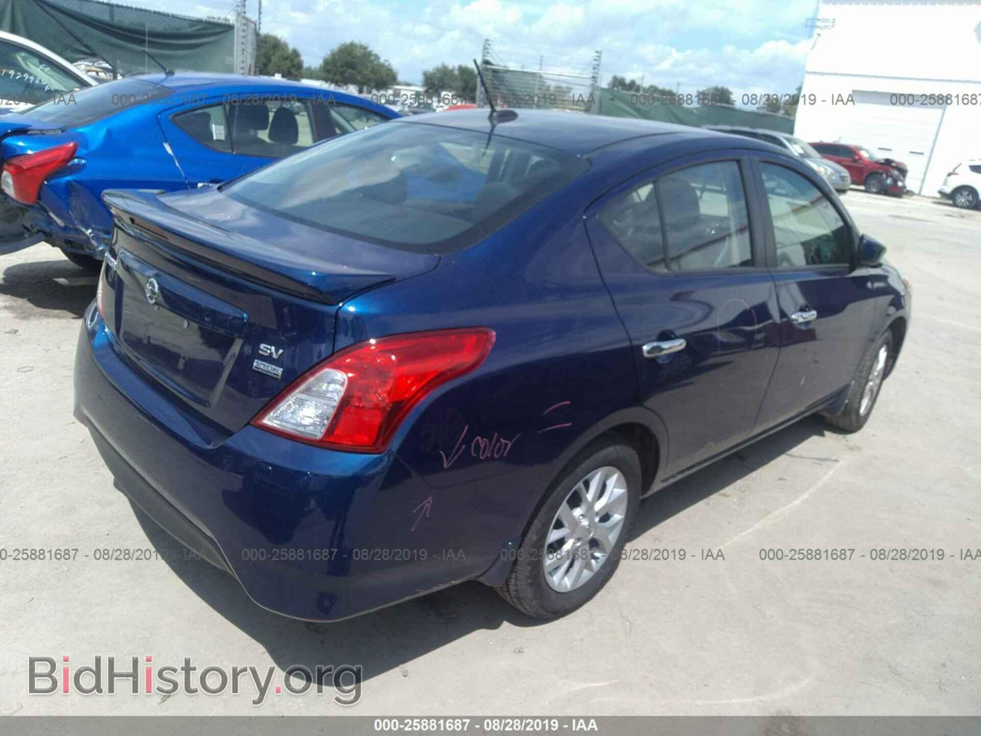 2019 NISSAN VERSA - VIN: 3N1CN7AP3KL805180 - Фото 4