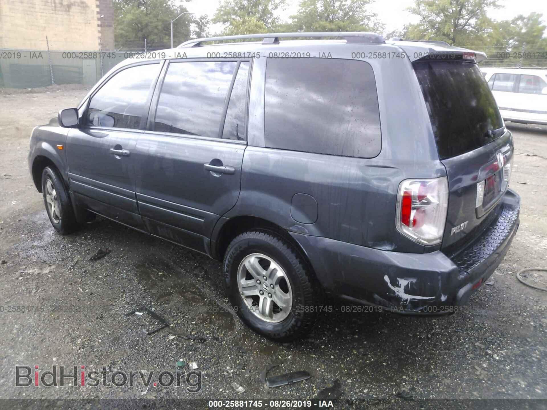 2006 HONDA PILOT - VIN: 2HKYF18586H517419 - Фото 3