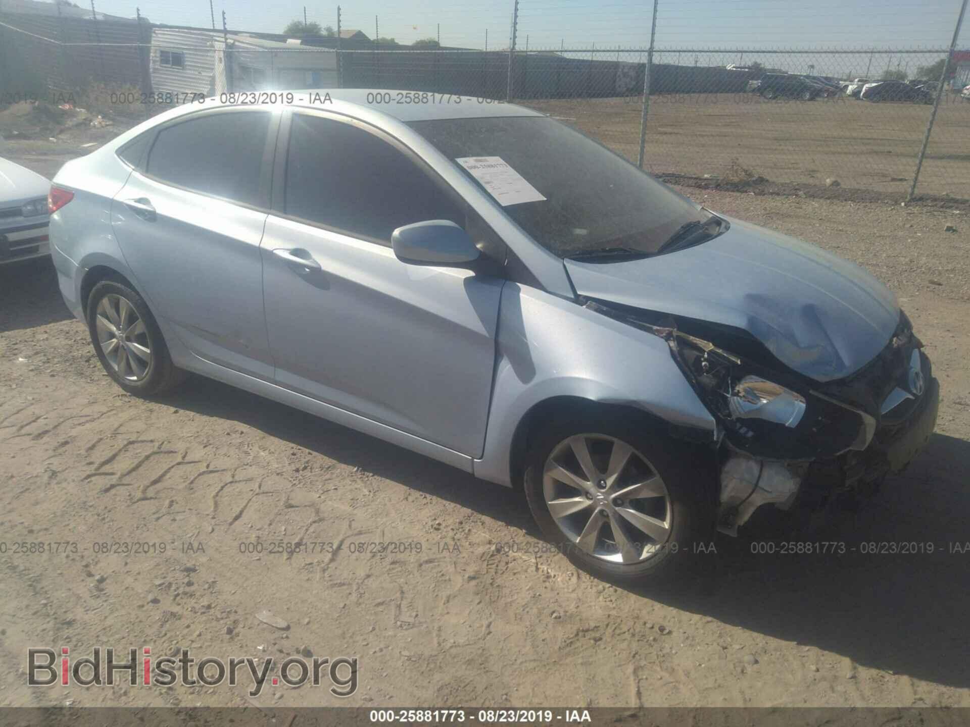 Photo KMHCU4AE2CU042360 - HYUNDAI ACCENT 2012