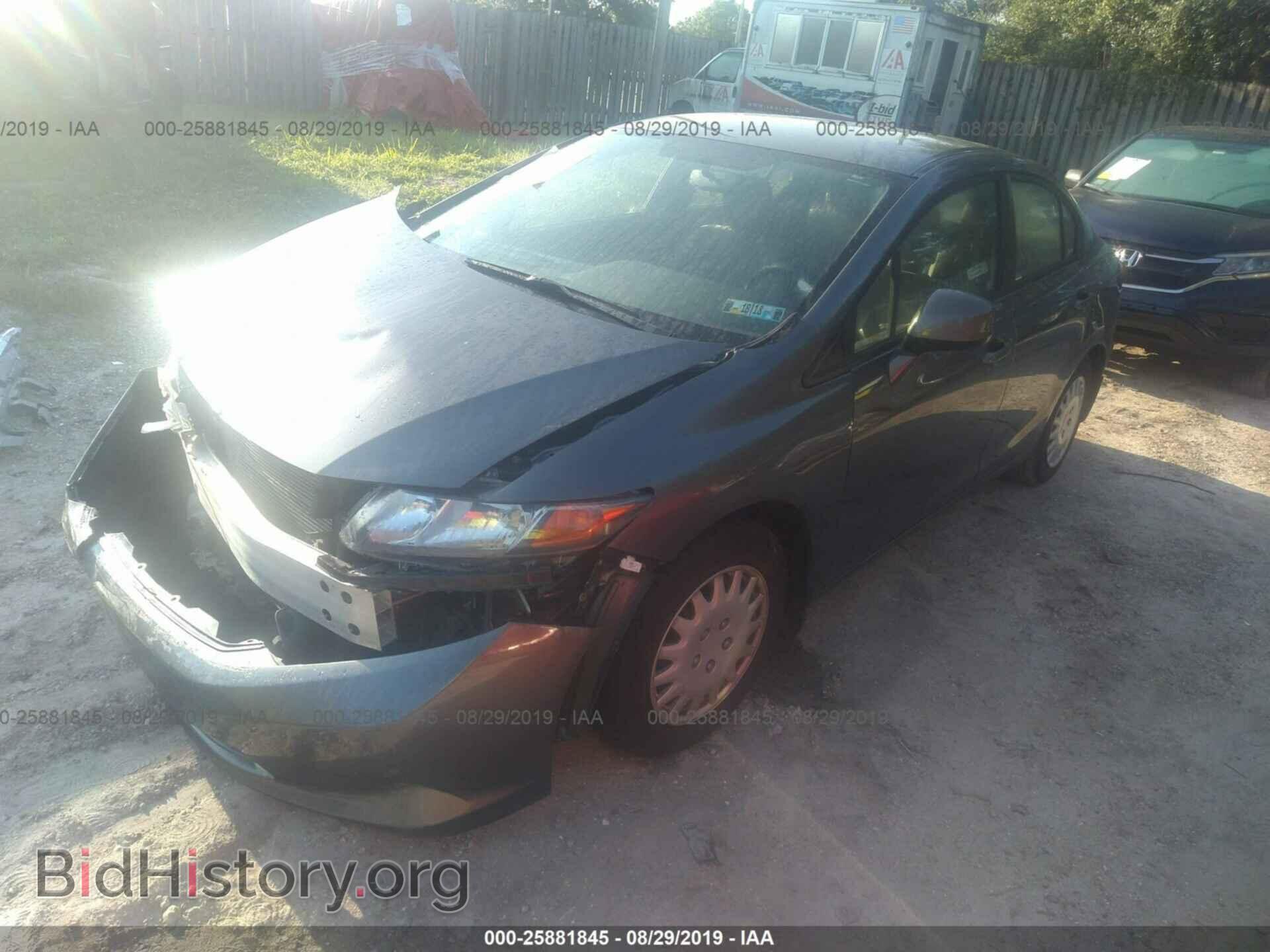 2012 HONDA CIVIC - VIN: 19XFB2F56CE388897 - Фото 2
