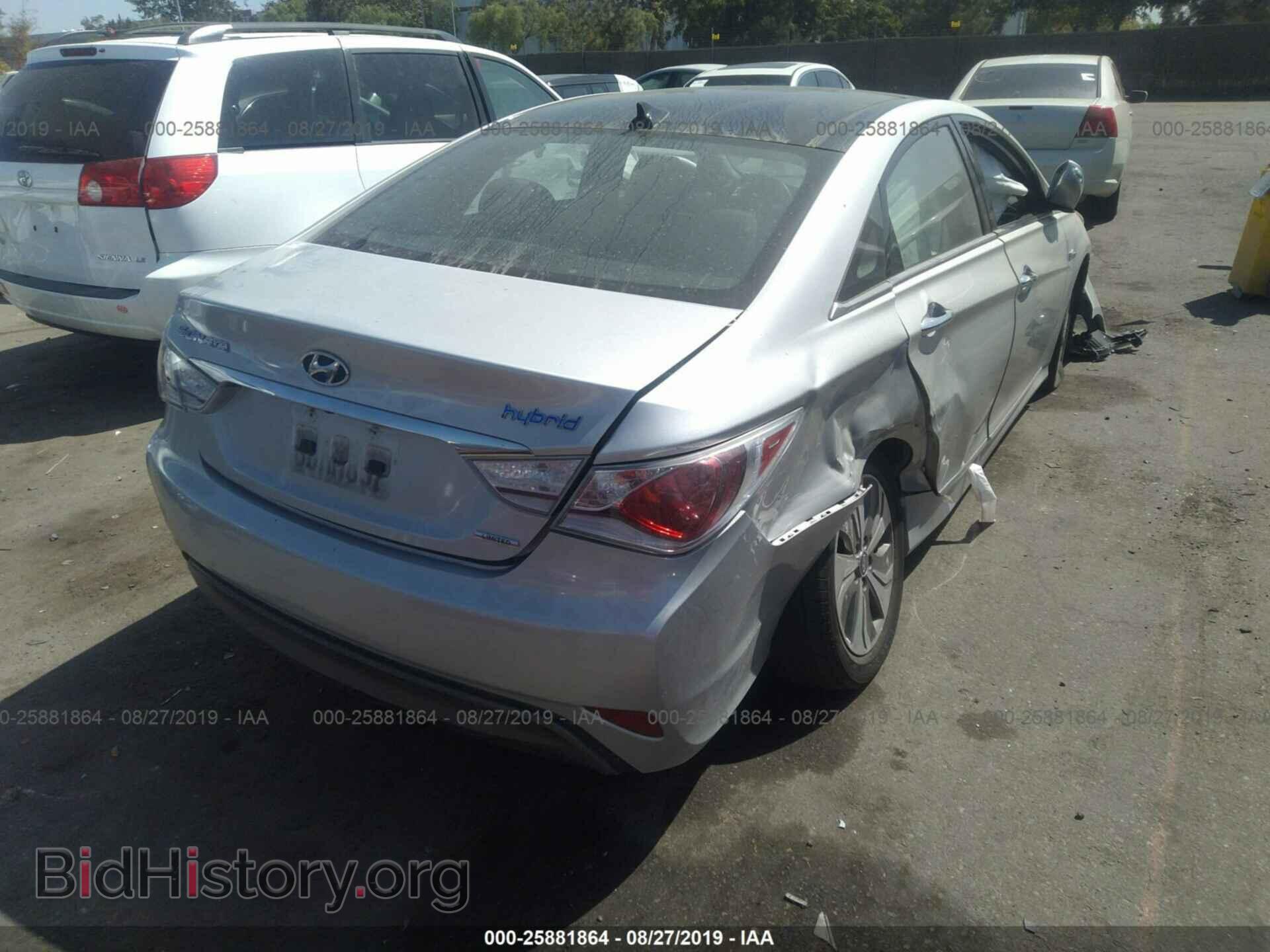 2014 HYUNDAI SONATA - VIN: KMHEC4A48EA116226 - Фото 4