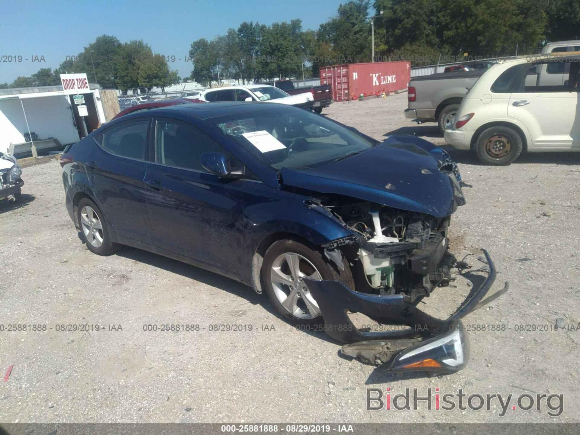 Photo 5NPDH4AE4GH735024 - HYUNDAI ELANTRA 2016