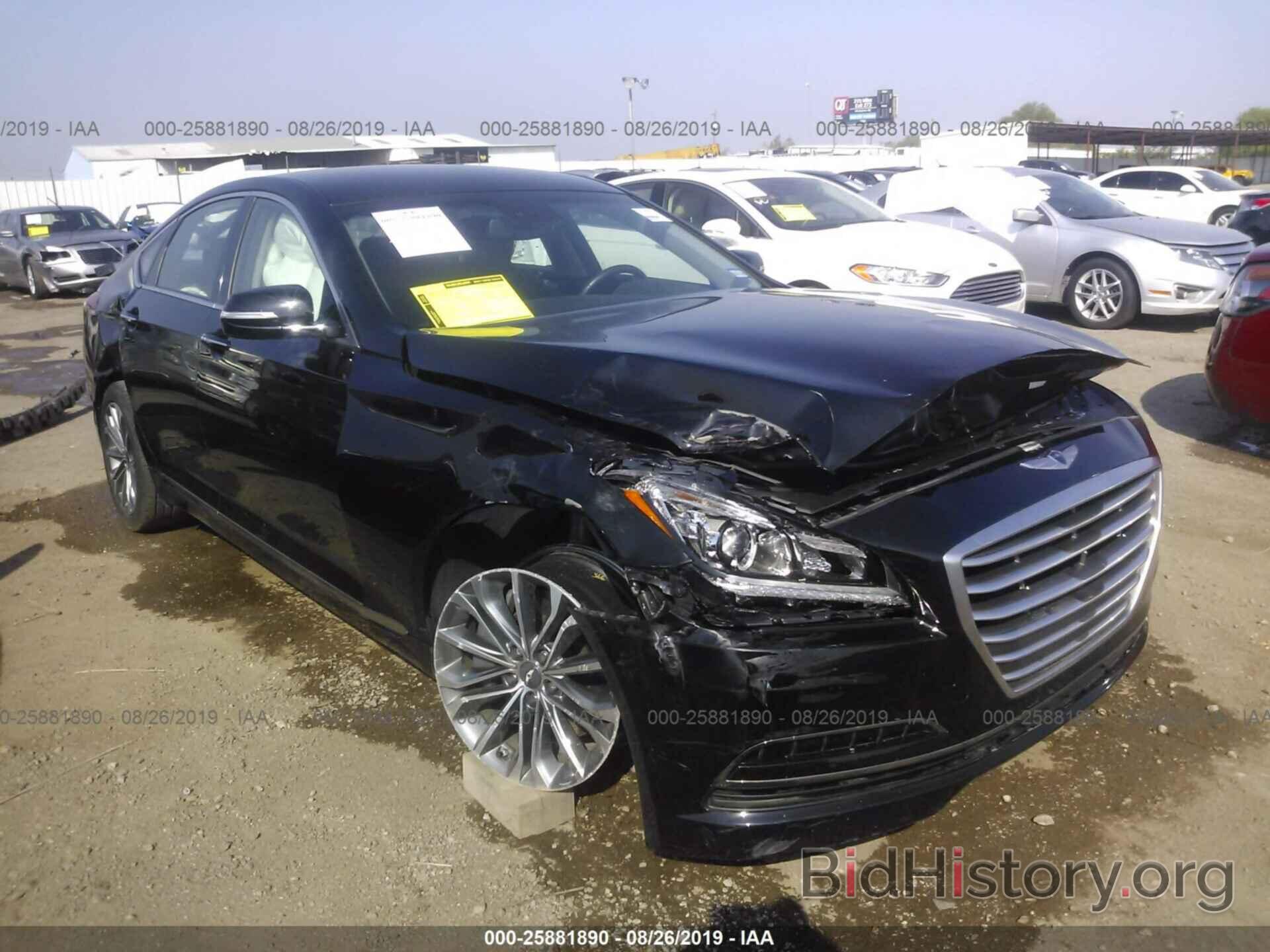 Photo KMHGN4JE0GU107663 - HYUNDAI GENESIS 2016