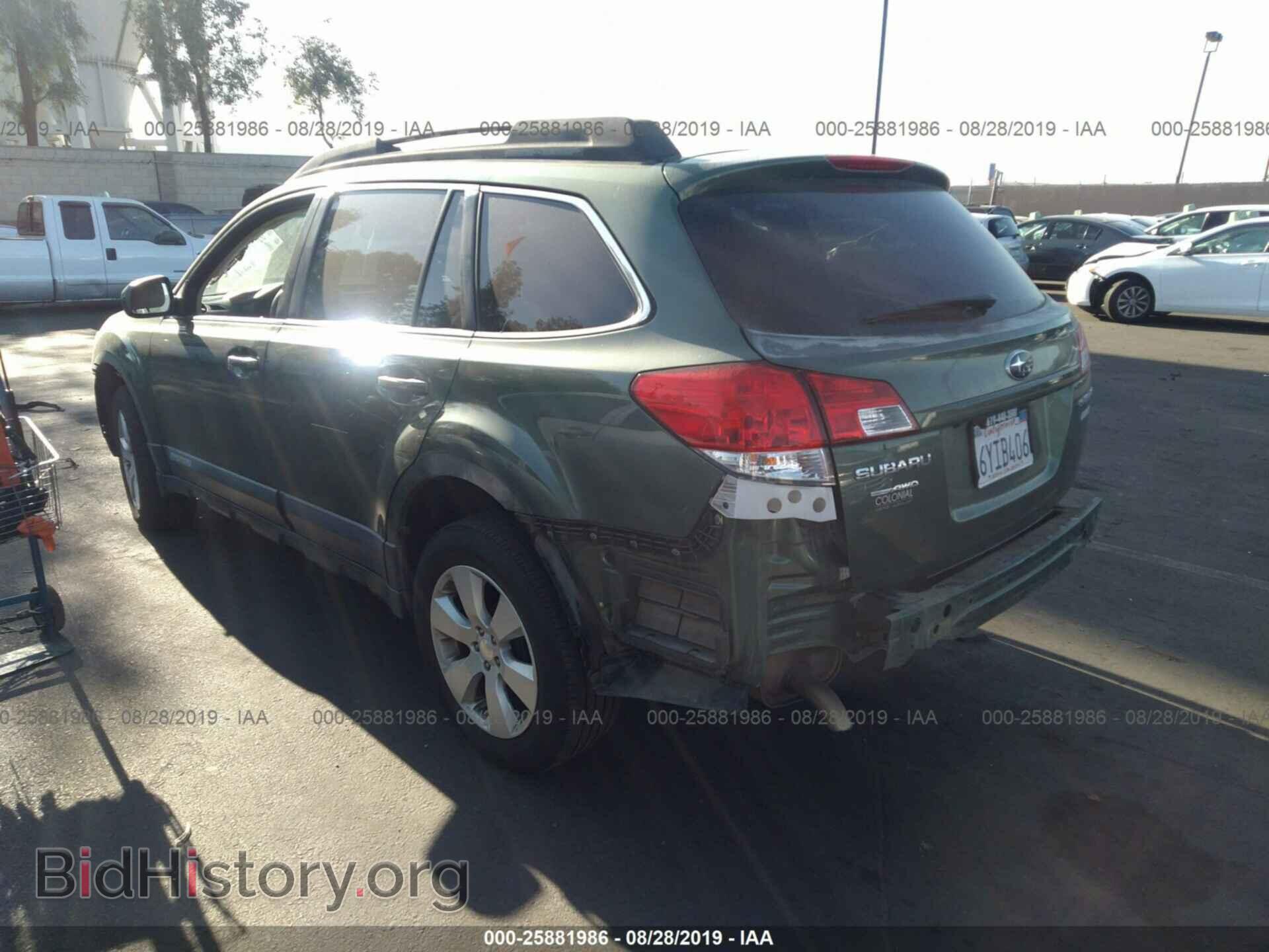 2011 SUBARU OUTBACK - VIN: 4S4BRBGC2B3415067 - Фото 3